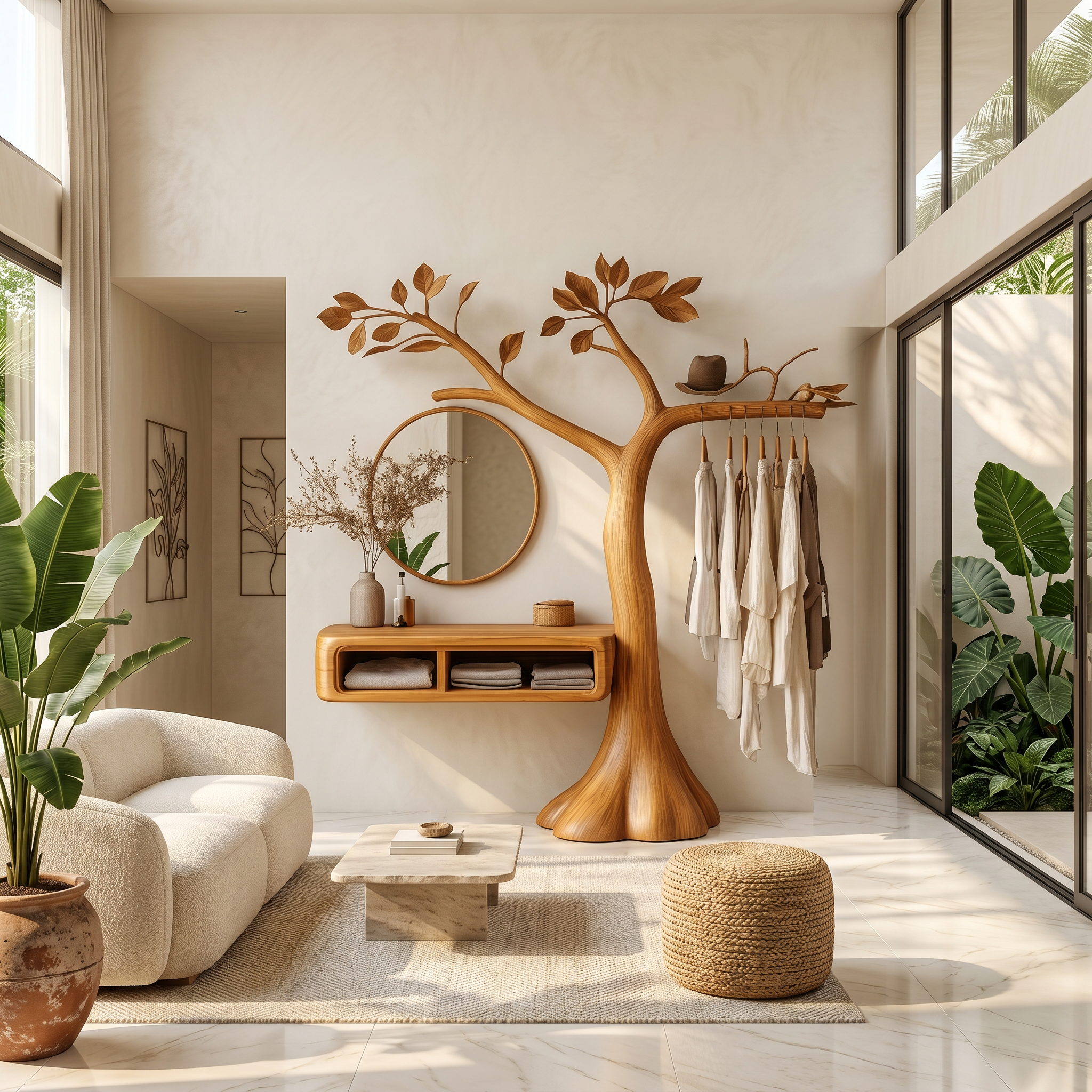 Natural Makeup Vanity Bedroom And Dressing Room SINLSABDT080