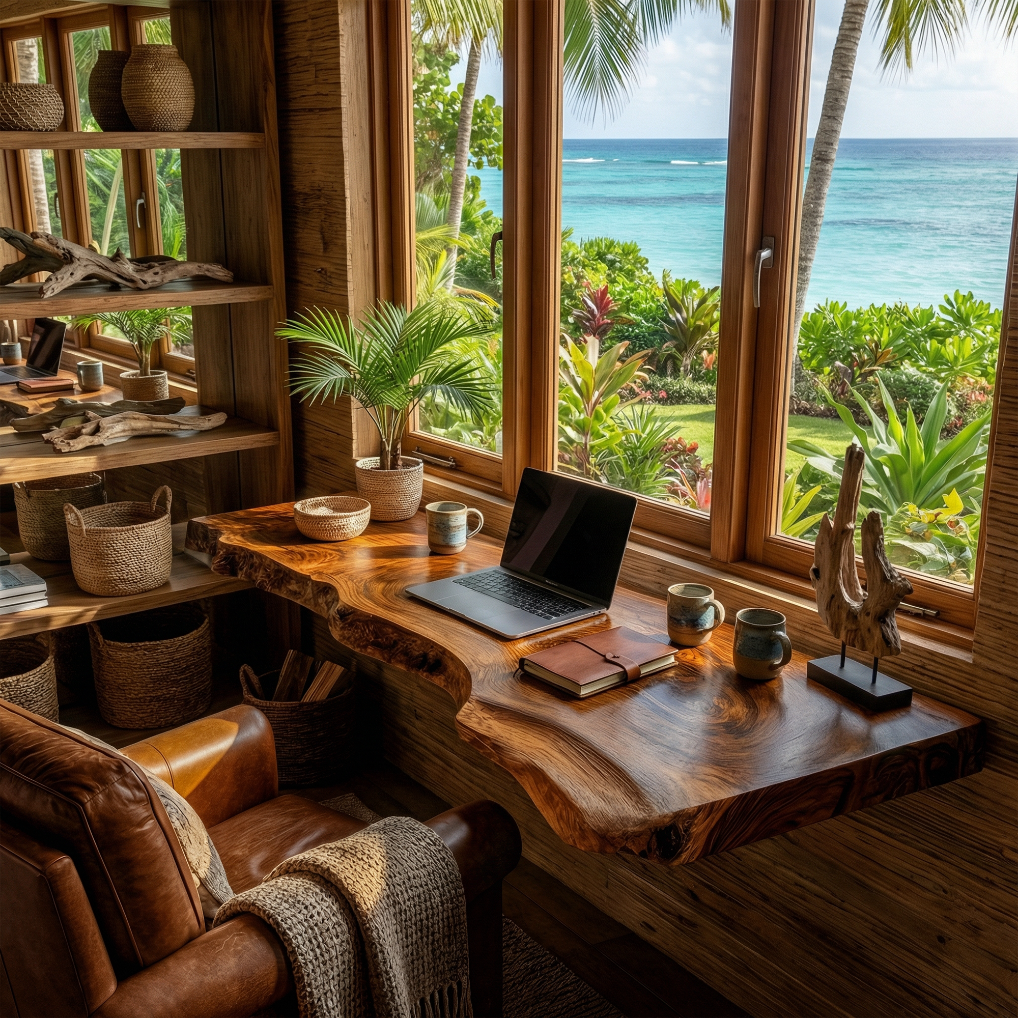 Contemporary Rustic Floating Shelf Solid Wood Live Edge Corner Design Kitchen And Living Room SINLKIFL524