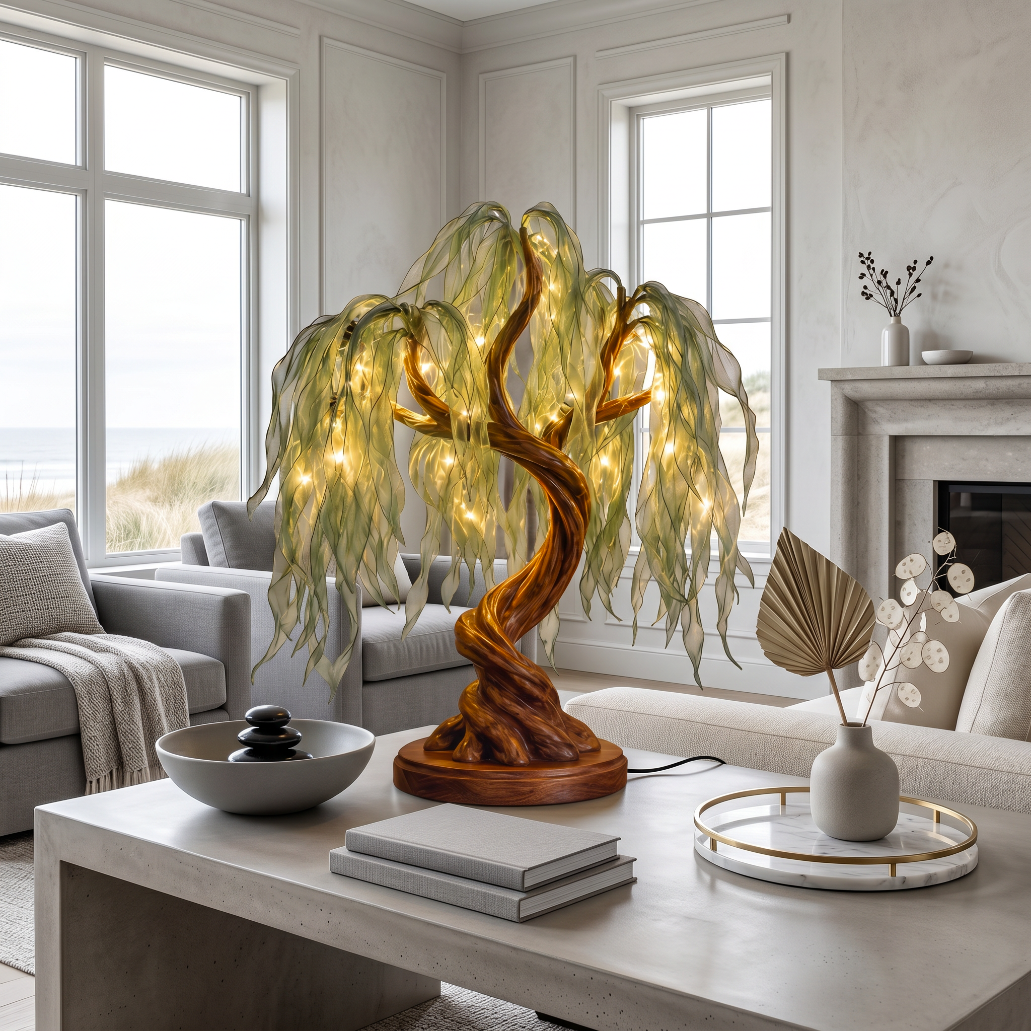Boho Fairy Light Tree Lamp For Bedroom Decor SINLSATL014