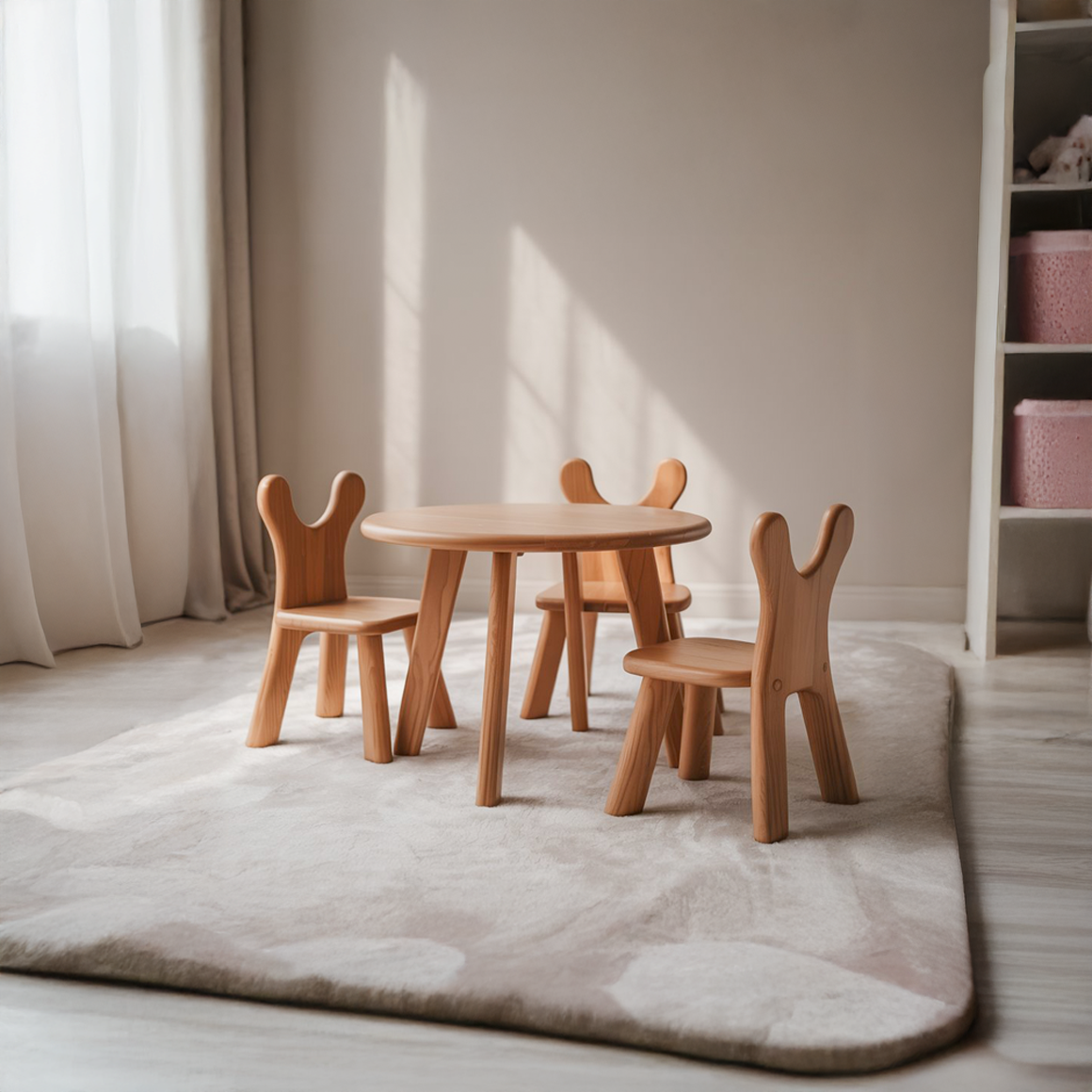 Scandinavian Minimal Kids Chair Kids Room Or Lounge Area SINLSAWC023