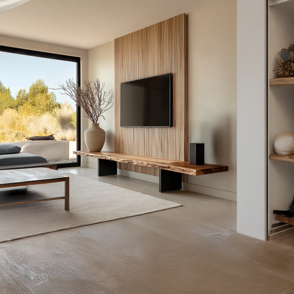 Rustic Console Table Natural Wood Accent Living Room Focal Point SINLSACS112