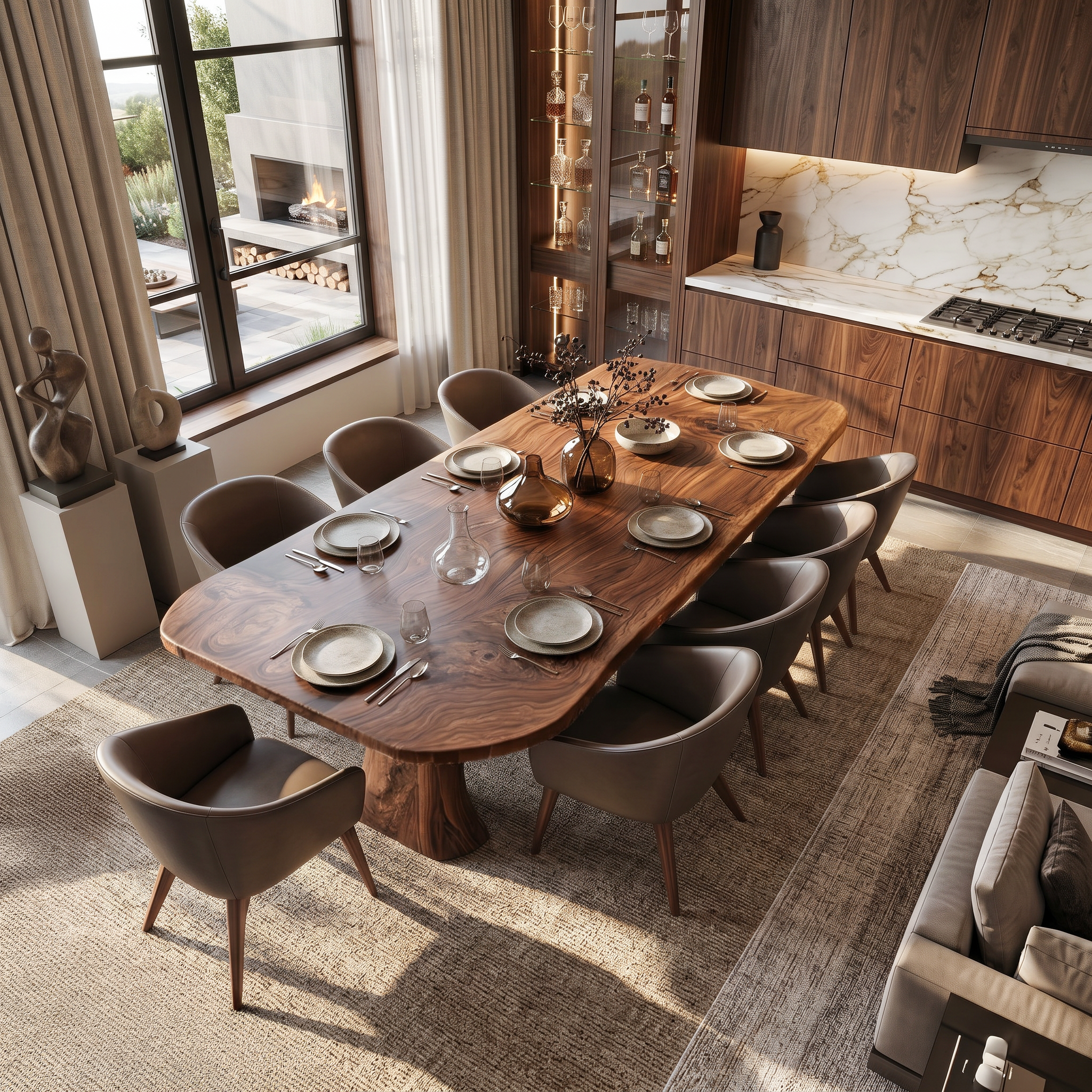 Contemporary Dining Table For Kitchen And Dining Areas RTTHTTDN010