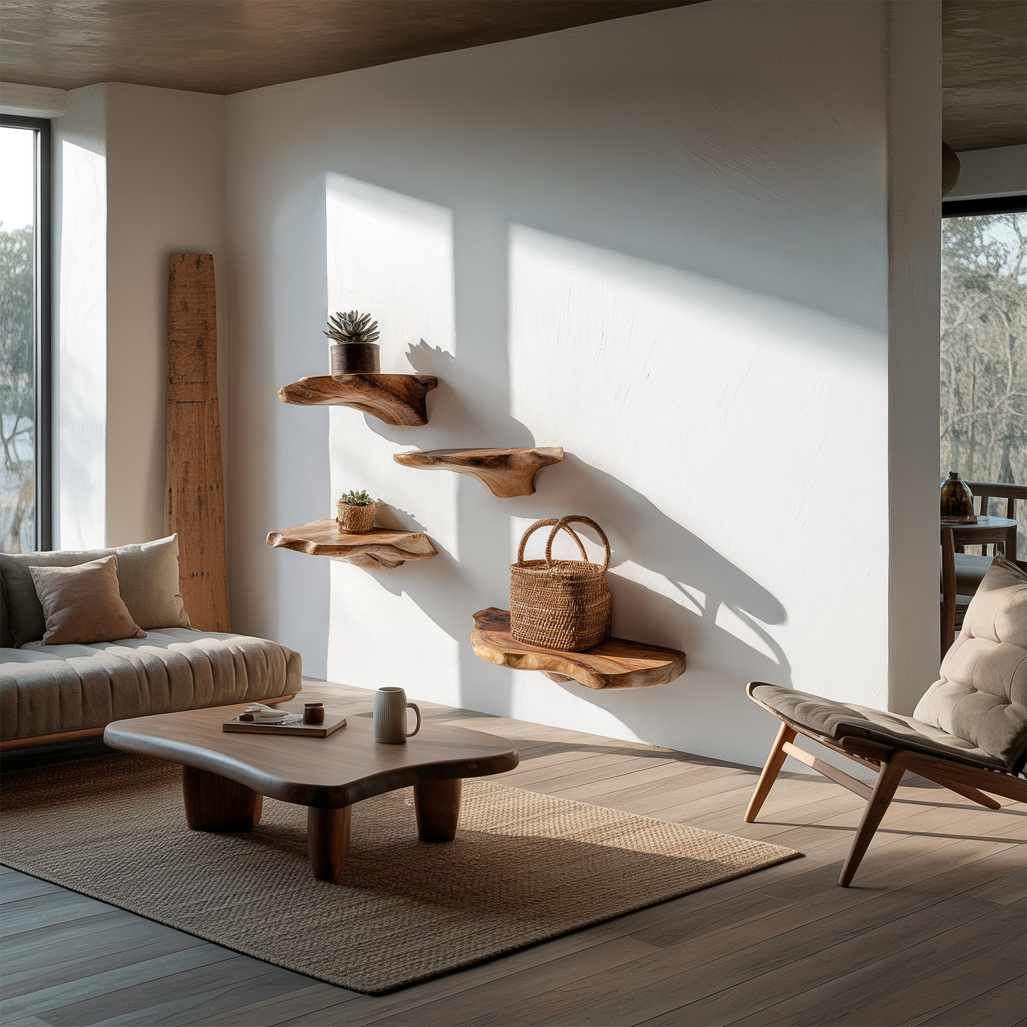 Rustic Mushroom Shelf Living Room Or Kitchen SINLSAFL462