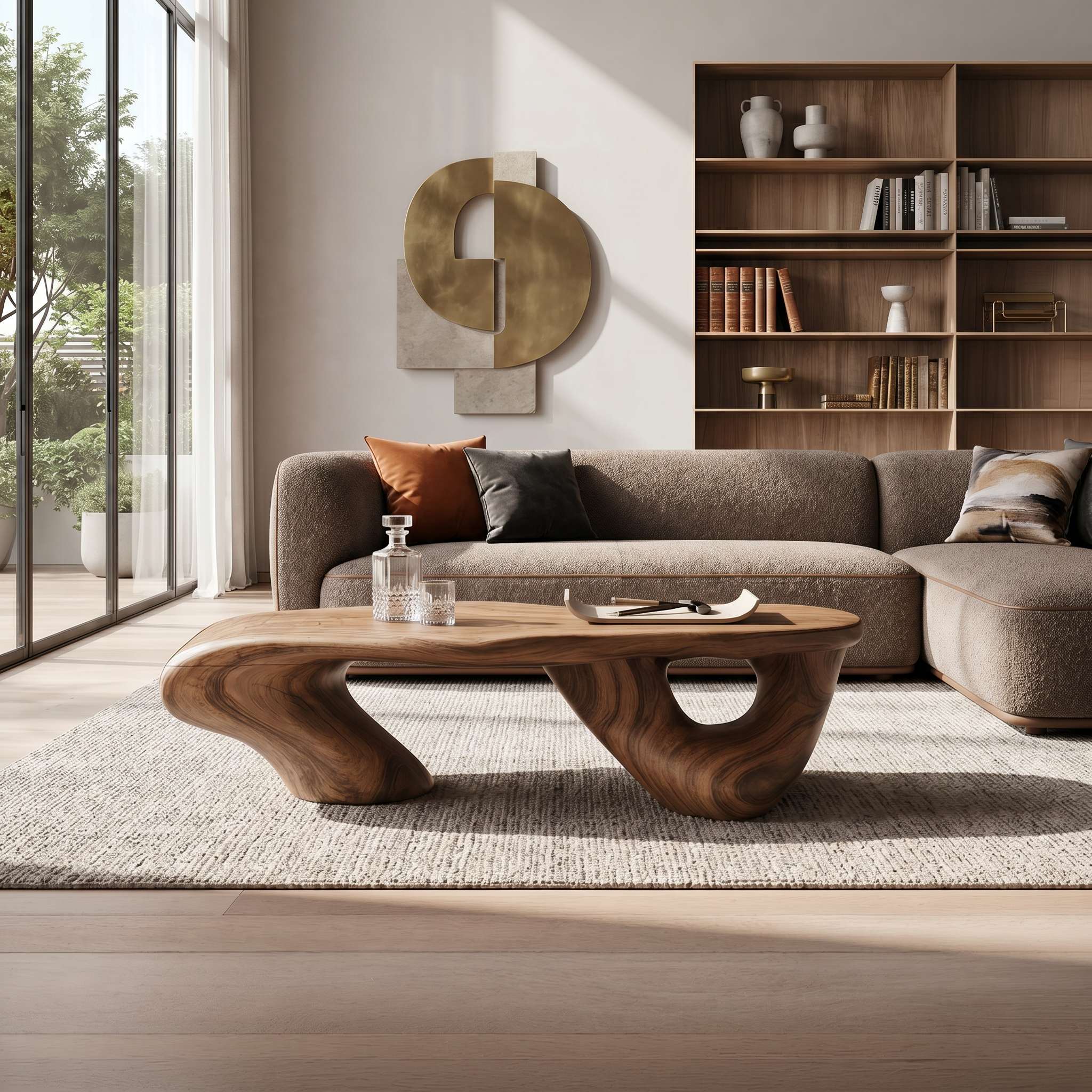Handcrafted Low Table For Functional Room Setup SILDTTRCF015