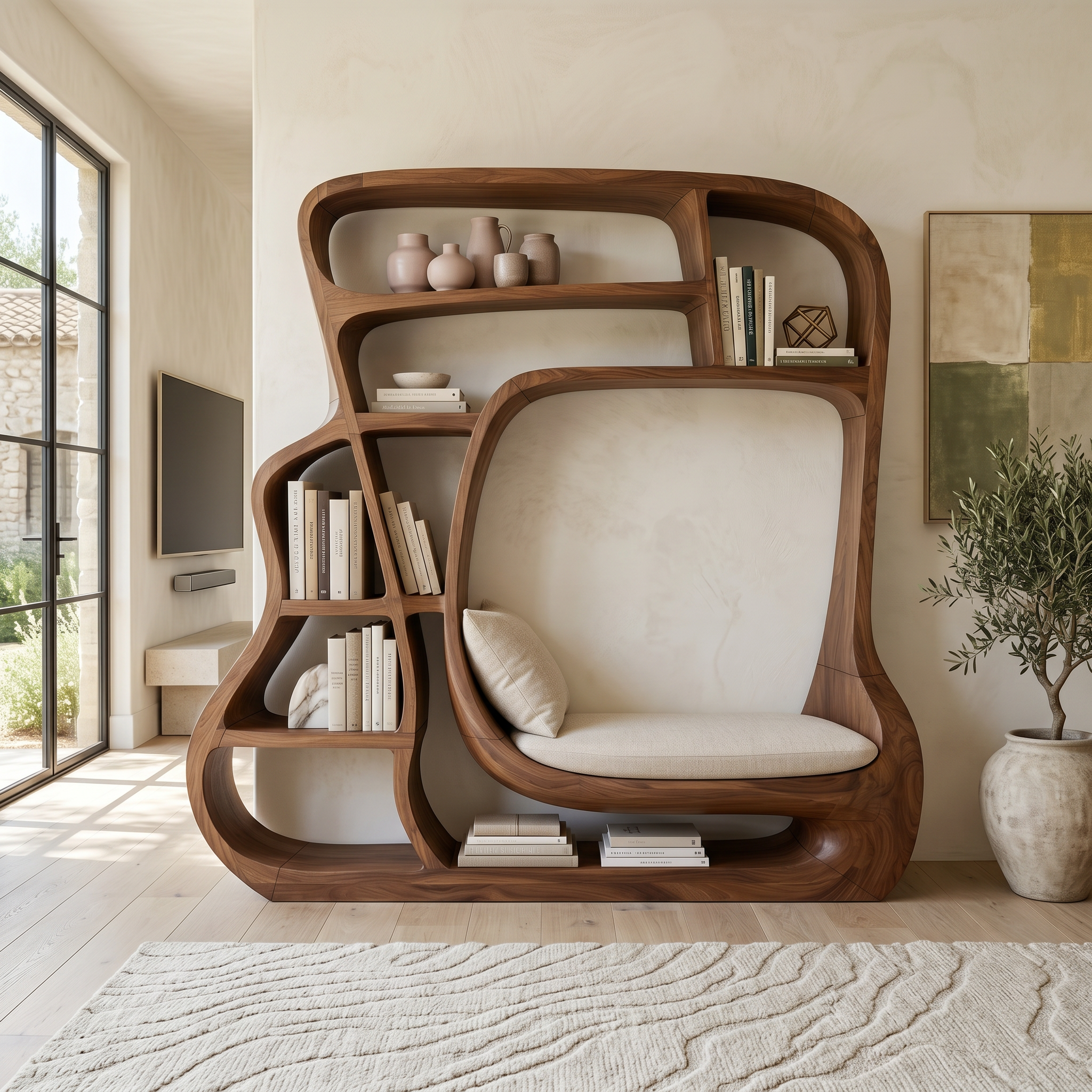Minimalist Storage Bookcase For Modern Bedroom Interior SILDTTNBS053