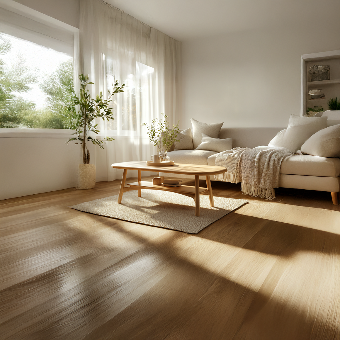 Scandinavian Soft Edge Coffee Table Living Room SINLSACF225