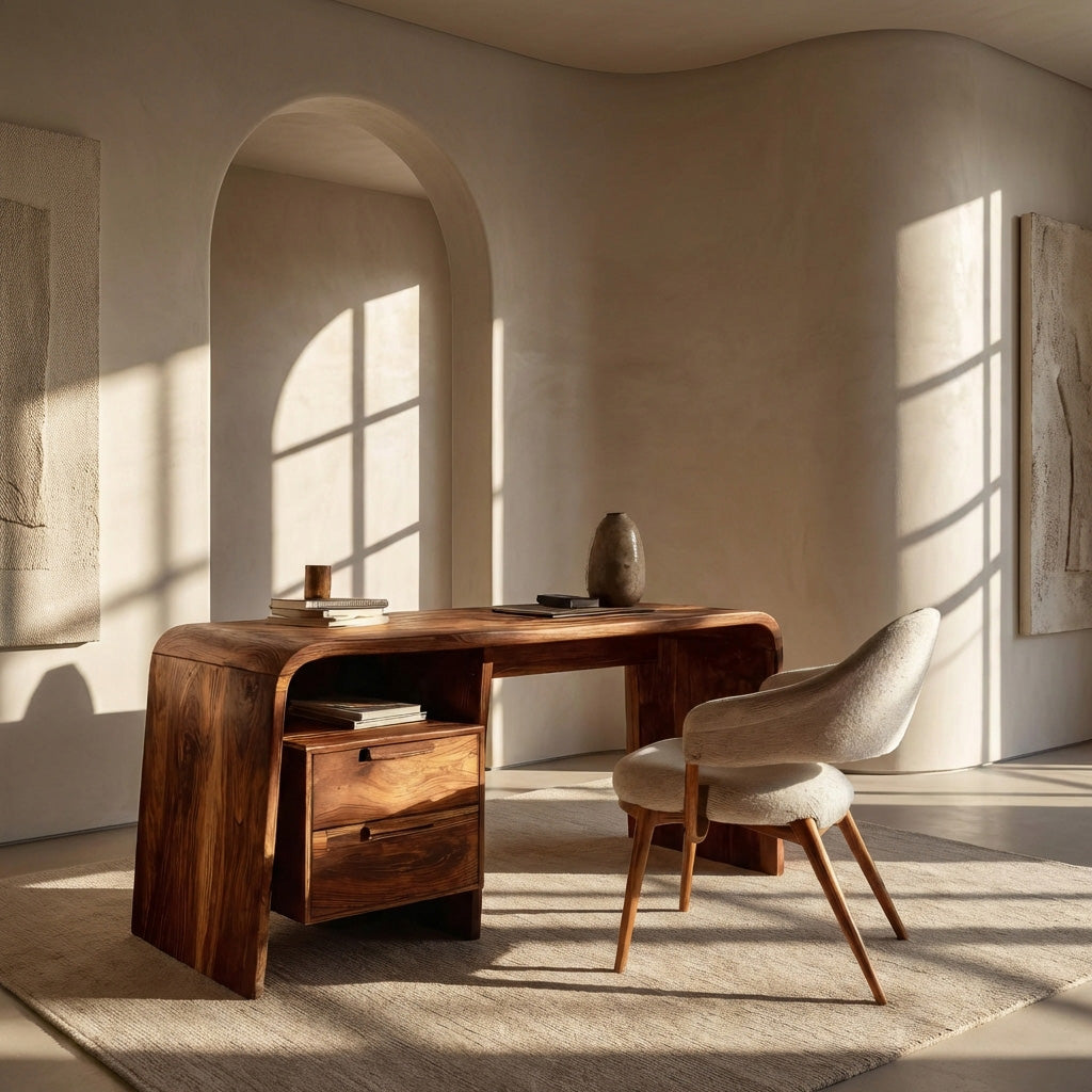 Modern Writing Desk With Drawers For Workspace RTTHHNDE102