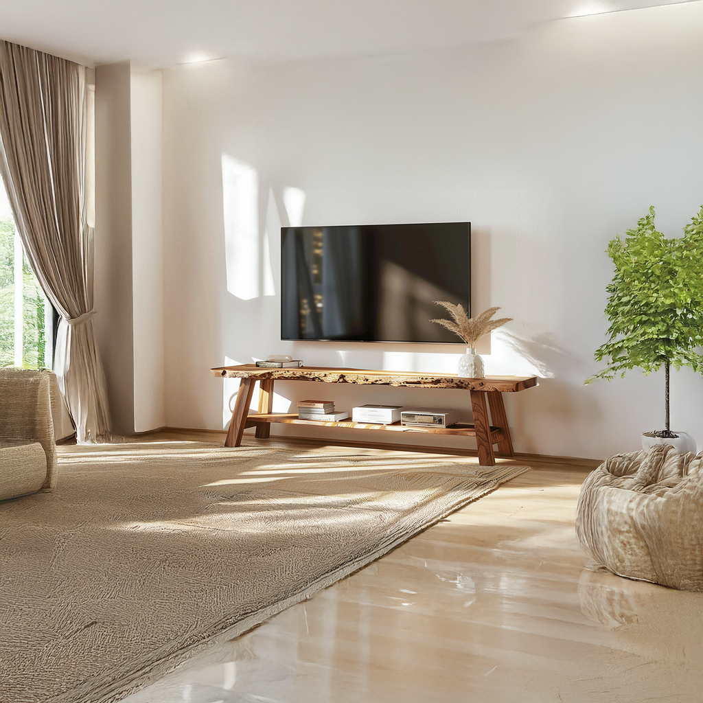 Rustic TV Console Living Room SINLSACS121