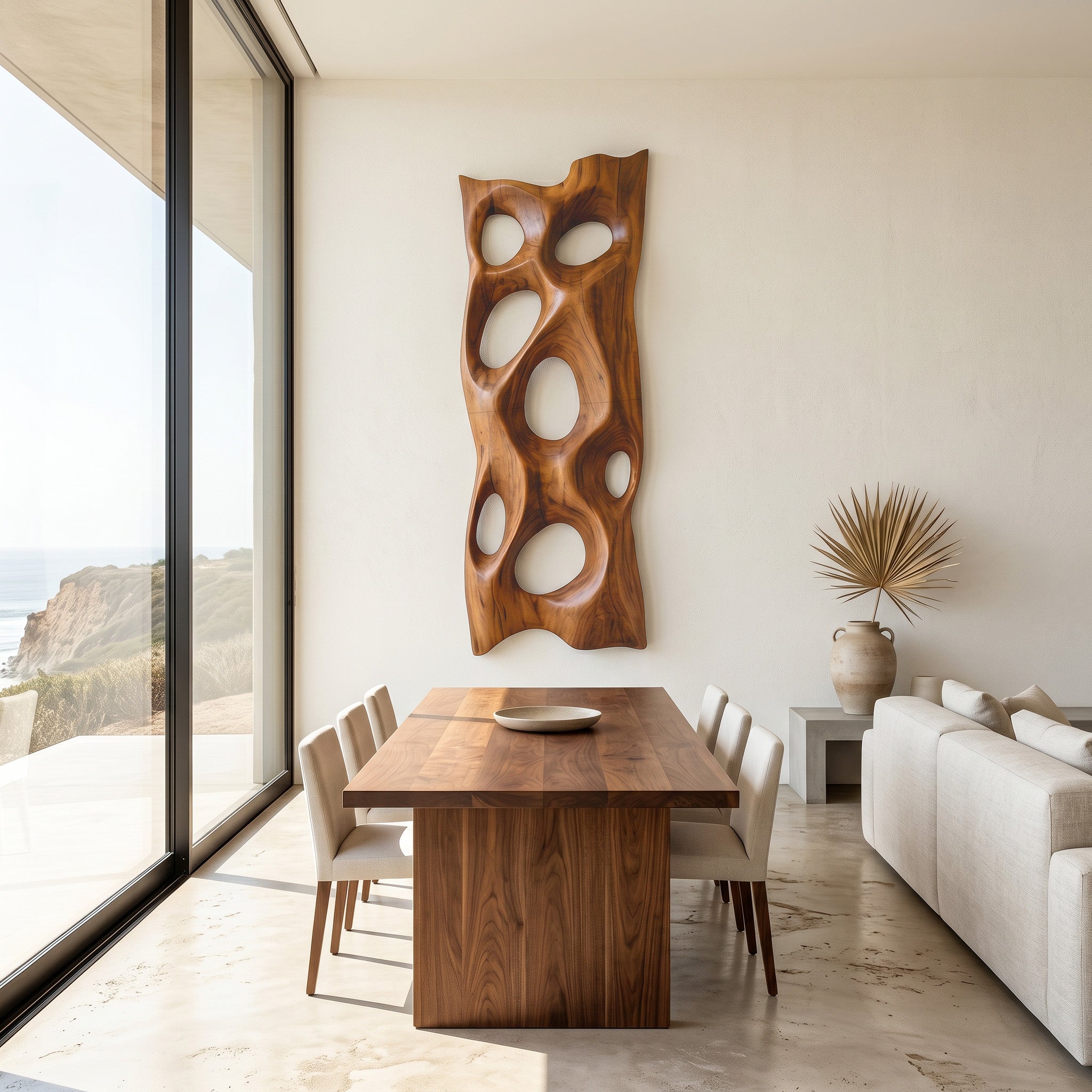 Contemporary Sculptural Wall Art With Abstract Design For Entryway SITHHNWA024