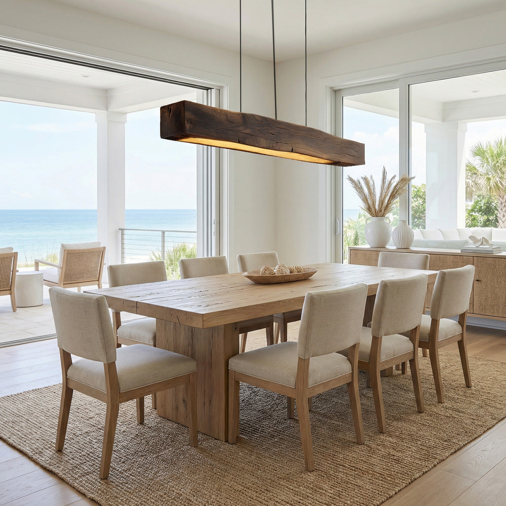 Modern Wooden Beam Pendant Light For Modern Dining Room RTTHHNLAM039