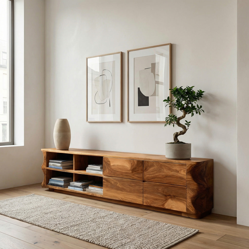 Quiet Luxury Modern Sideboard Cabinet For Living Room RTTHHNSD022