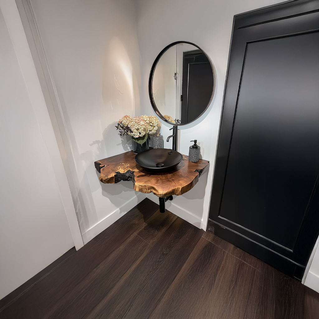 Rustic Floating Shelf Vanity Bathroom SINLSABRV061