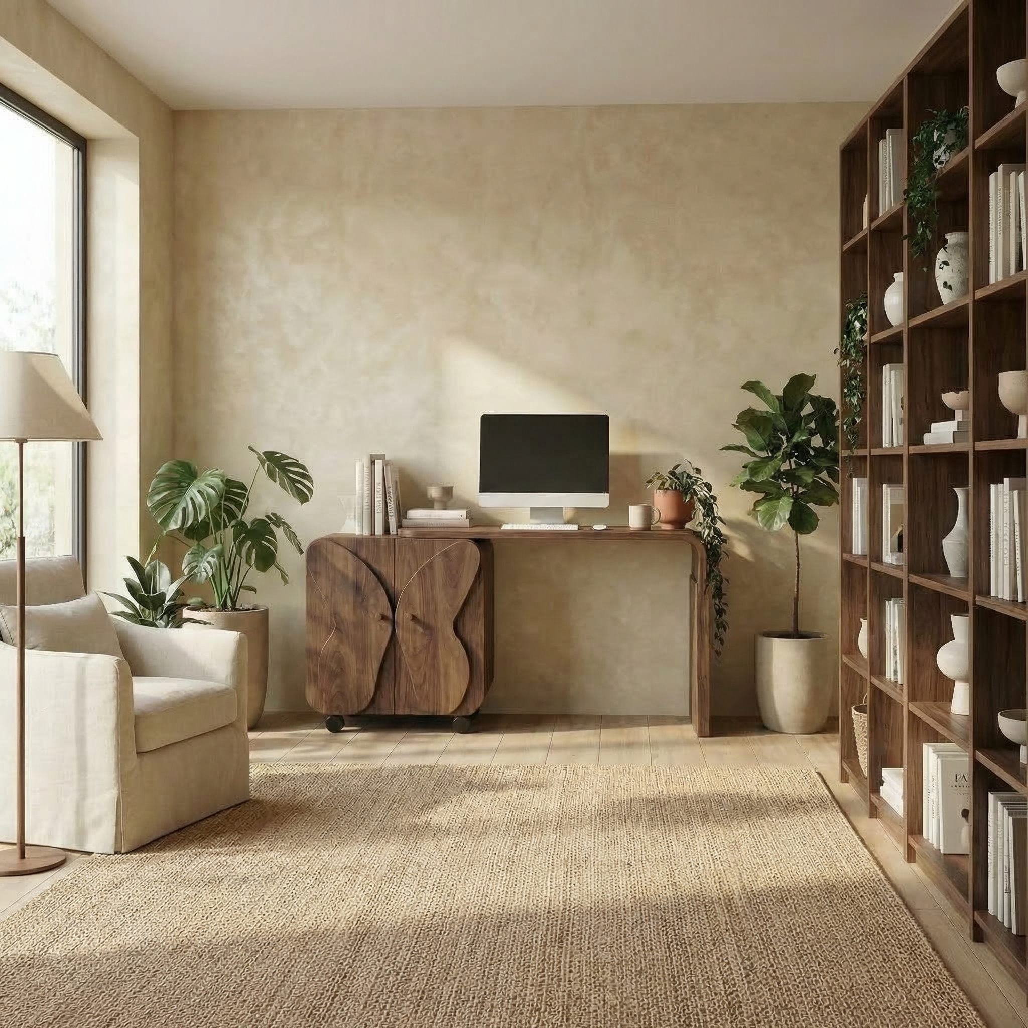 Mid Century Writing Desk For Home Office And Study Room SINLSADK091