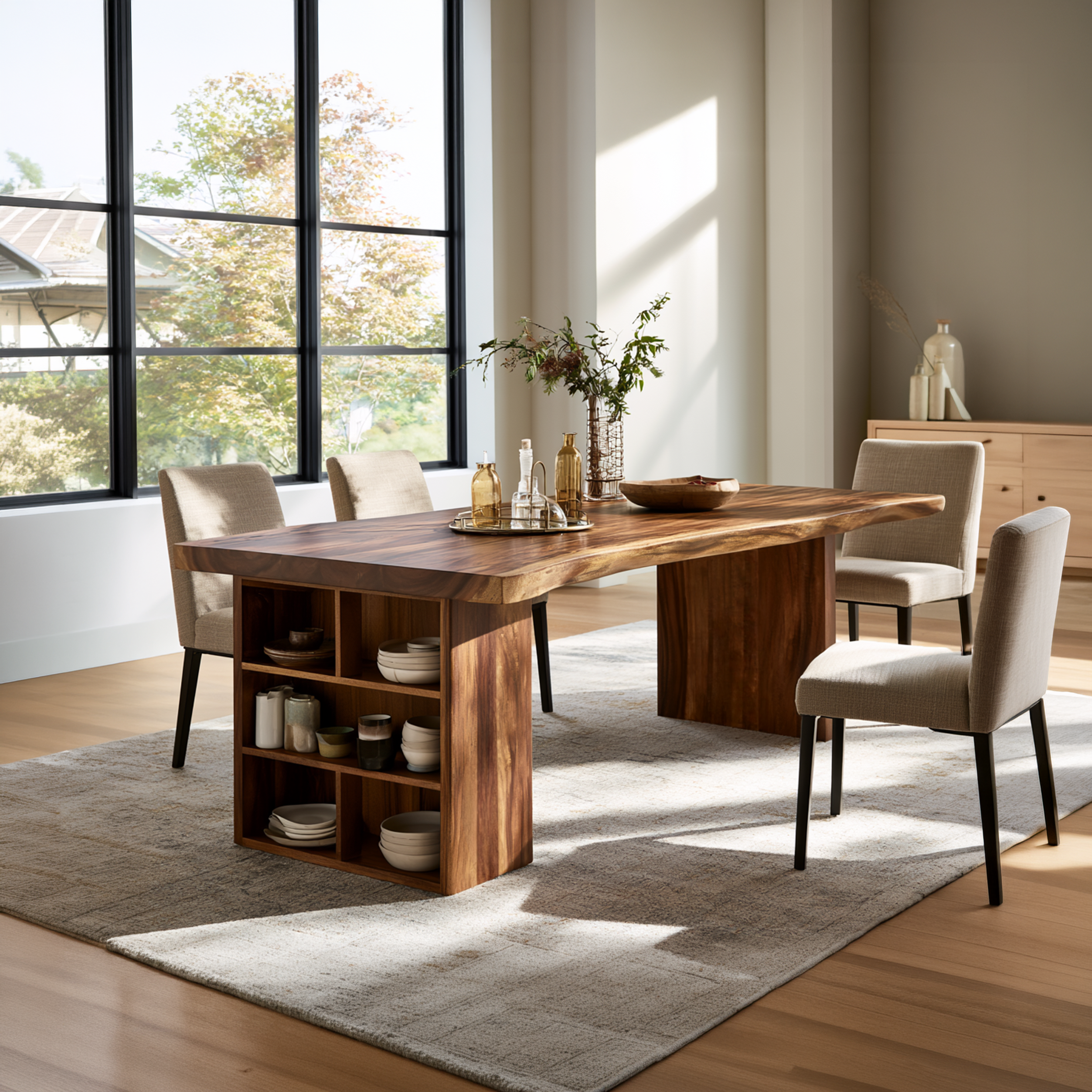 Live Edge Dining Table For Garden View Room SILDTTRDN051