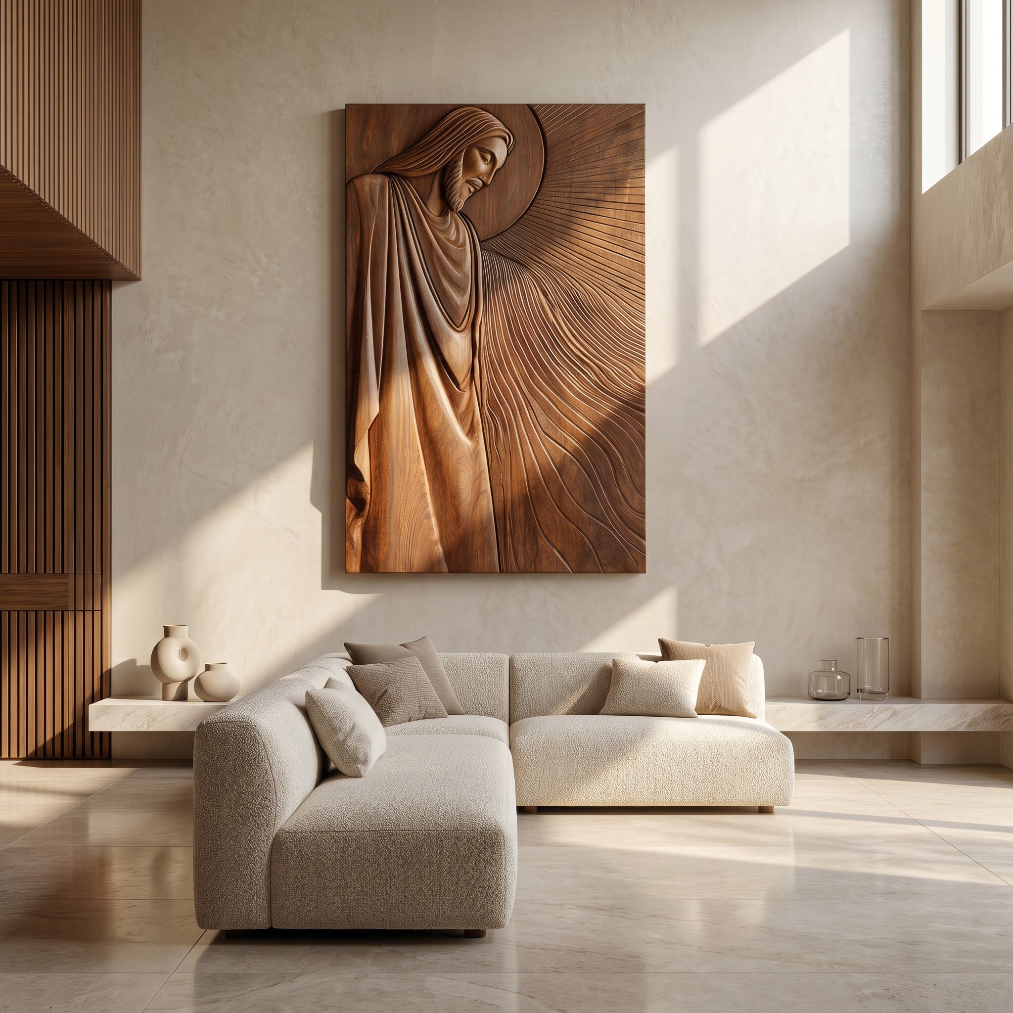 Organic Modern Sacred Wall Art For Living Room RTTHHNWA197