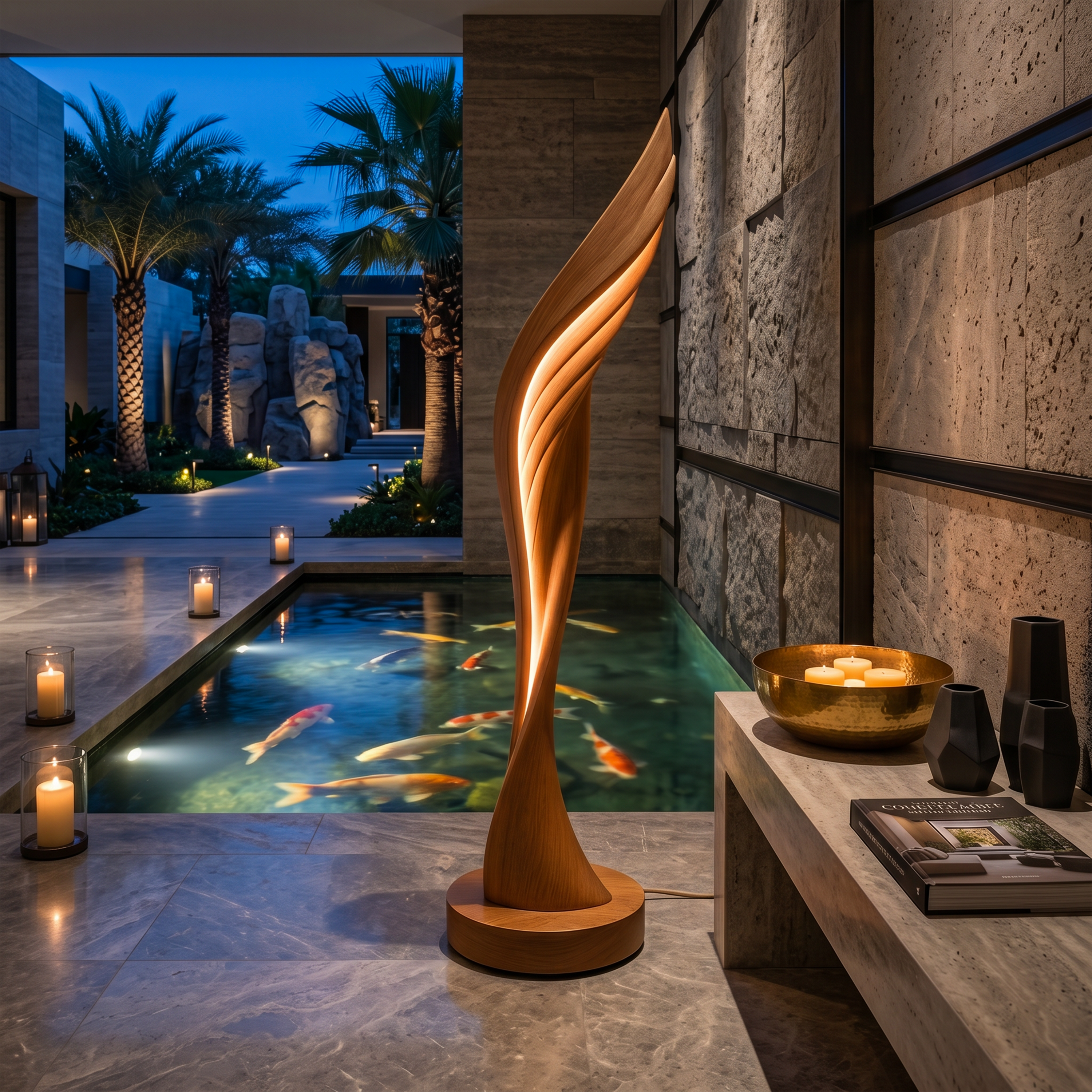 Minimalist Open Wing Floor Lamp For Contemporary Interior SILDTTNLAM004