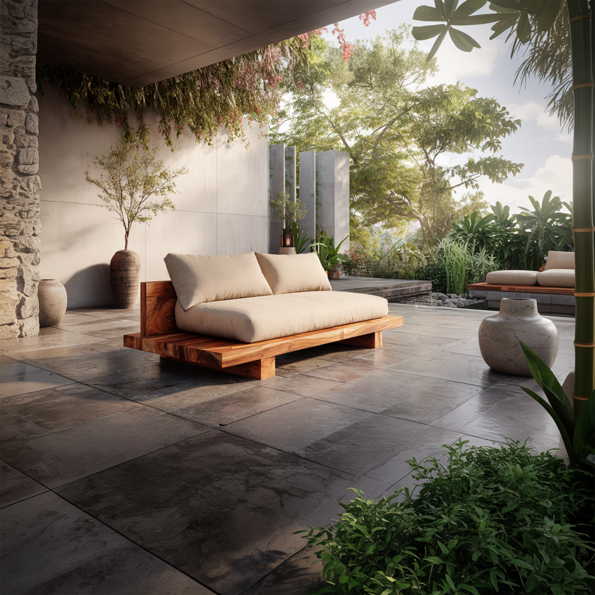 Minimal Platform Sofa Frame Solid Wood Low Pallet Base Design Living Room And Lounge SINLSASF005