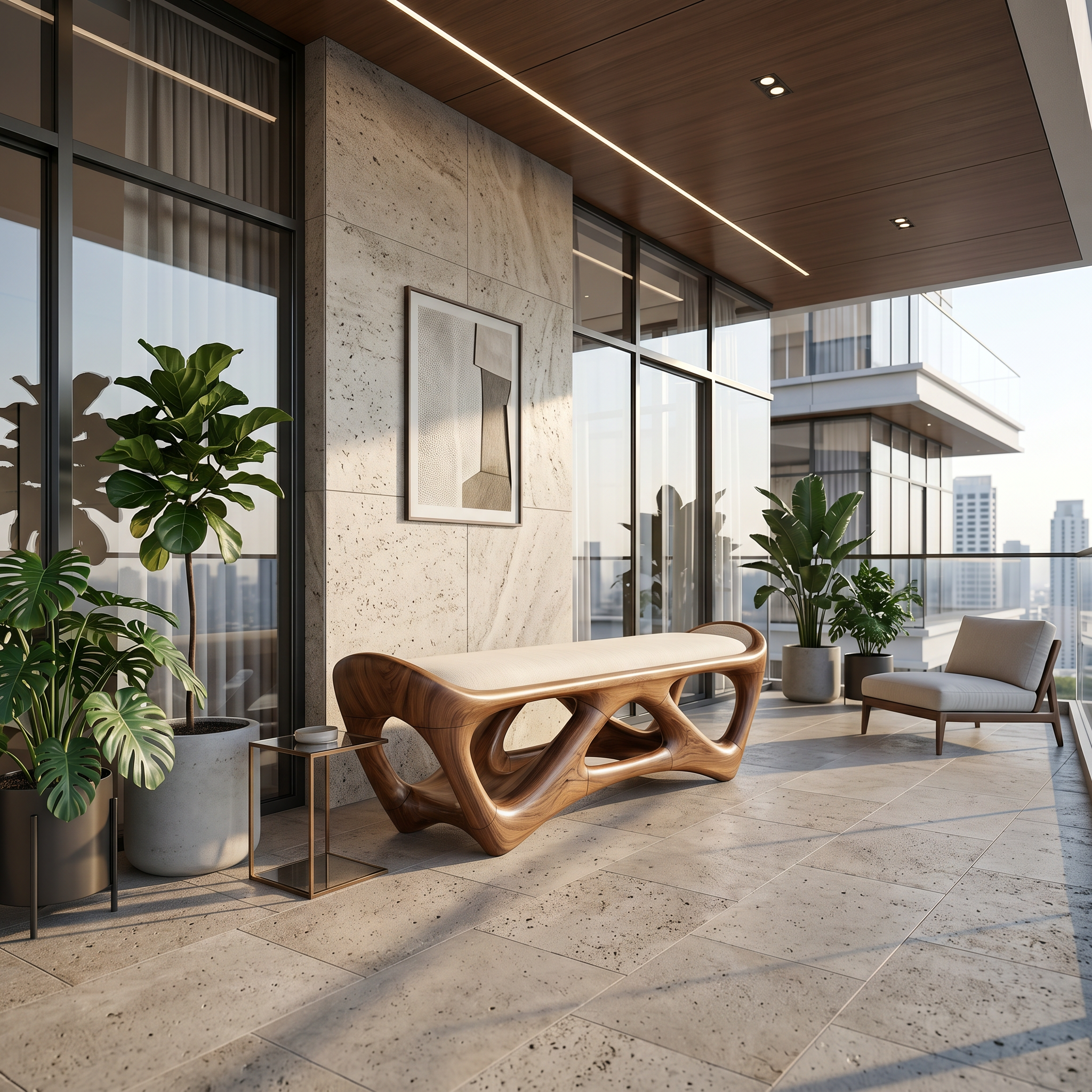 Designer Wooden Bench Creative Studio SILDTTRBEN077