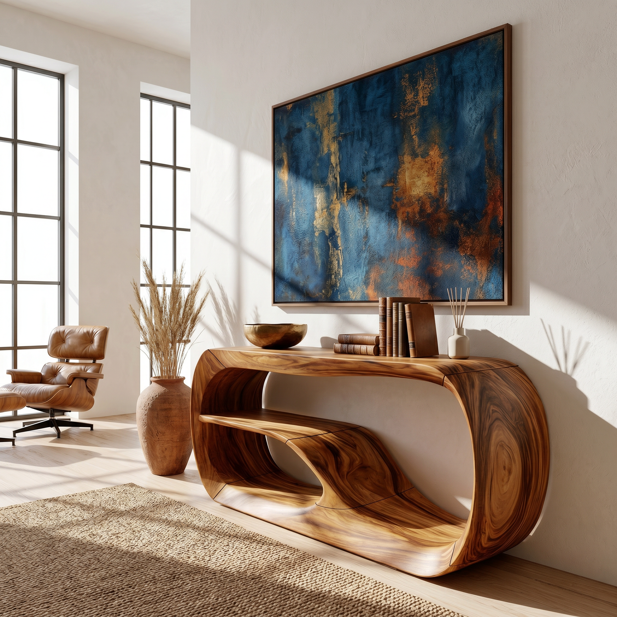 Modern Wooden Console Table For Entryway Furniture SILDTTRCS049