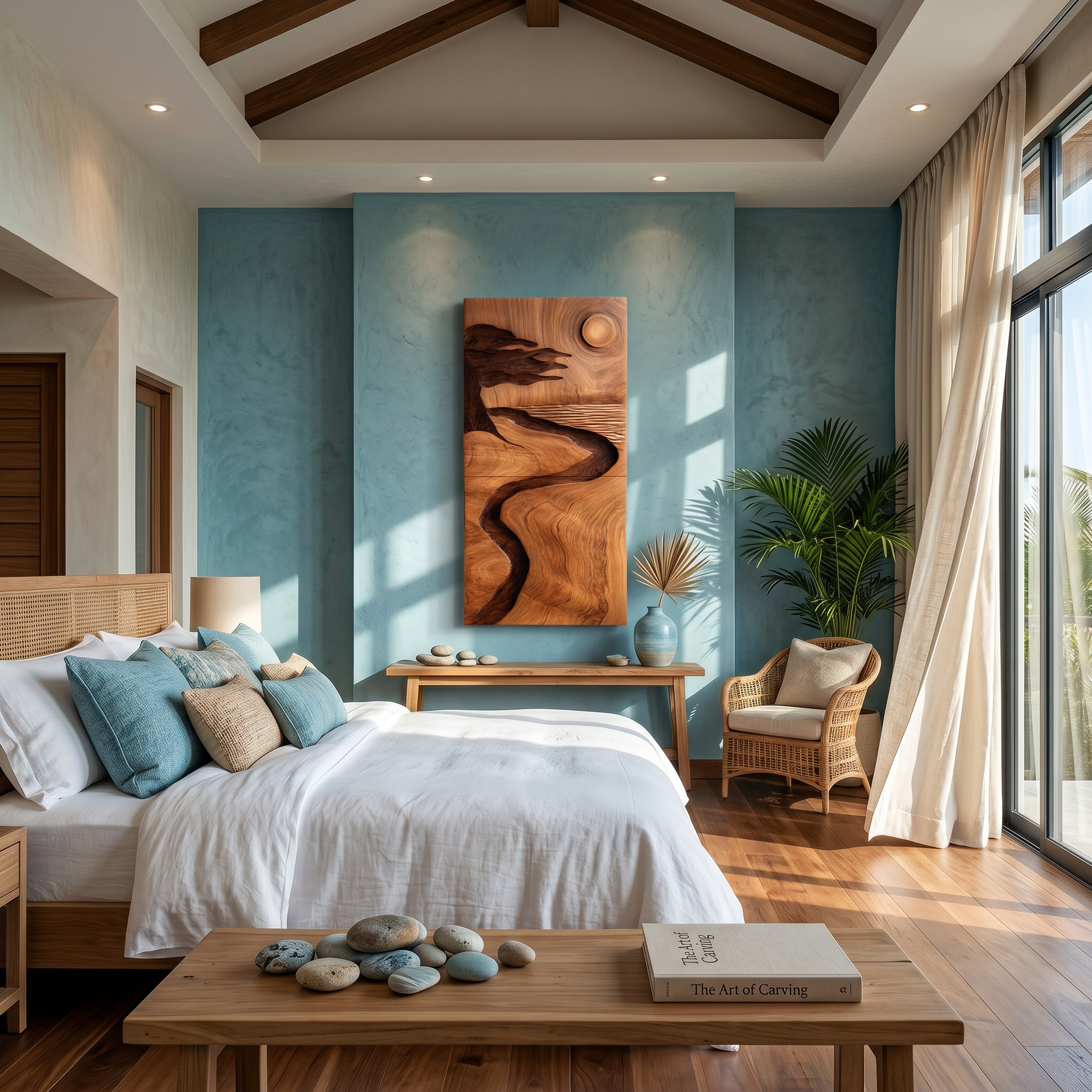Organic Desert Wood Wall Art For Minimalist Contemporary Interior Design SILDTTRWA089
