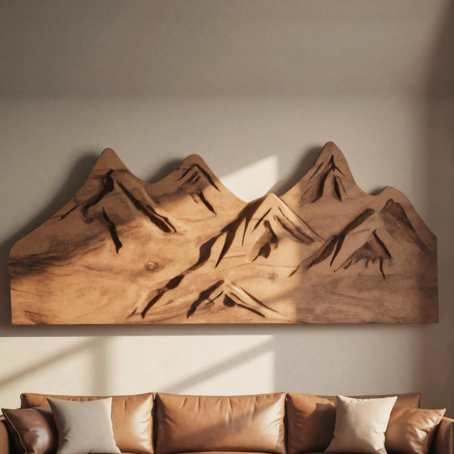 Rustic Mountain Wall Art For Living Room Or Lodge SITHHNWA025