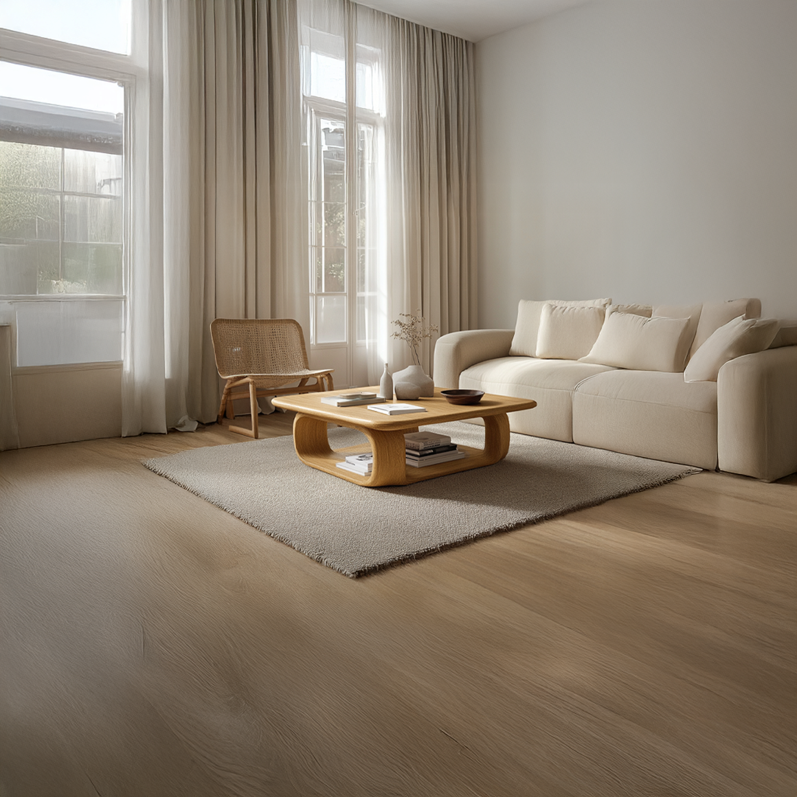 Scandinavian Soft Edge Coffee Table Living Room Lounge Room SINLSACF236