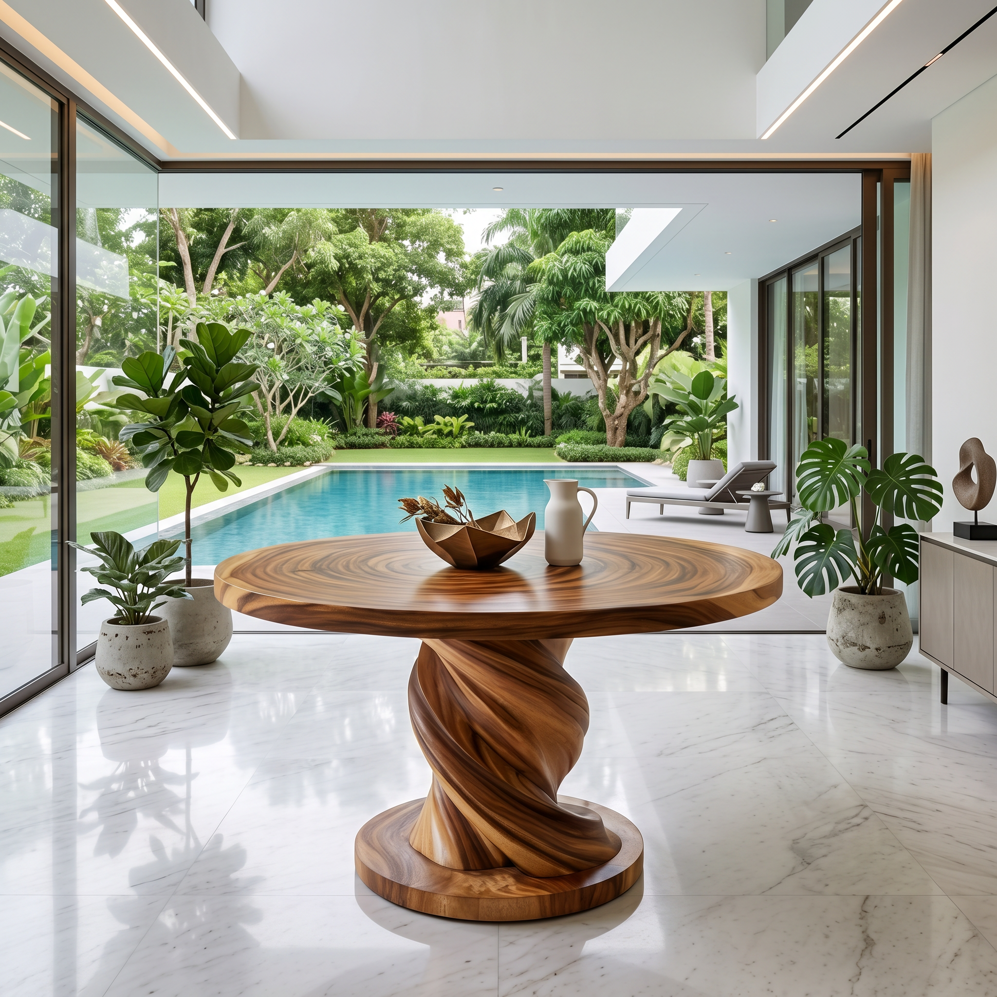 Tropical Twist Base Breakfast Table For Bright Kitchen SILDTTRDN079