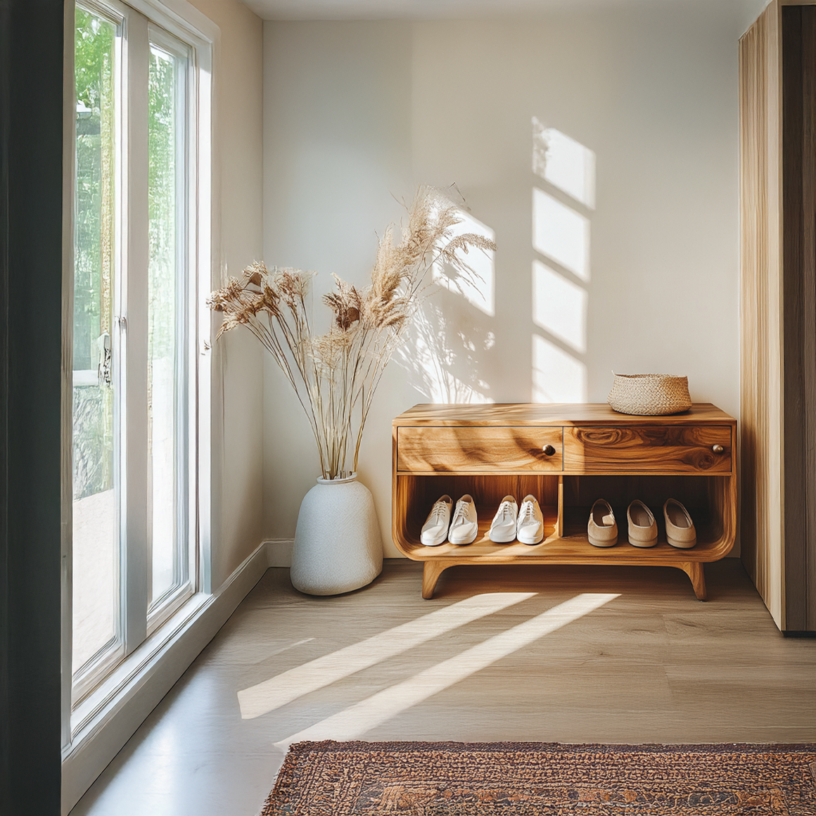 Scandinavian Functional Shoe Organizer Hallway And Bedroom SINLSASB072