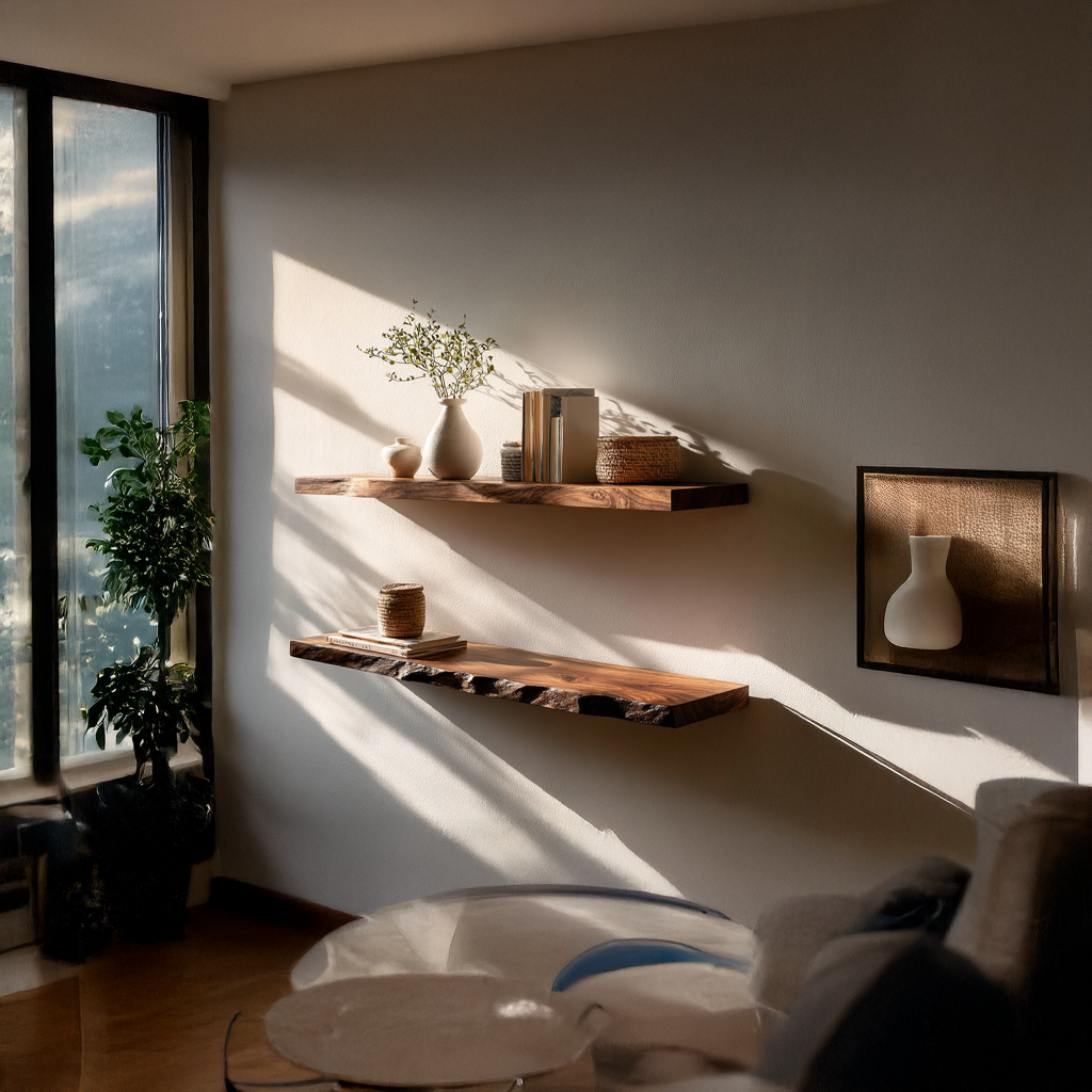 Rustic Floating Shelf Modern Living Room SINLSAFL096