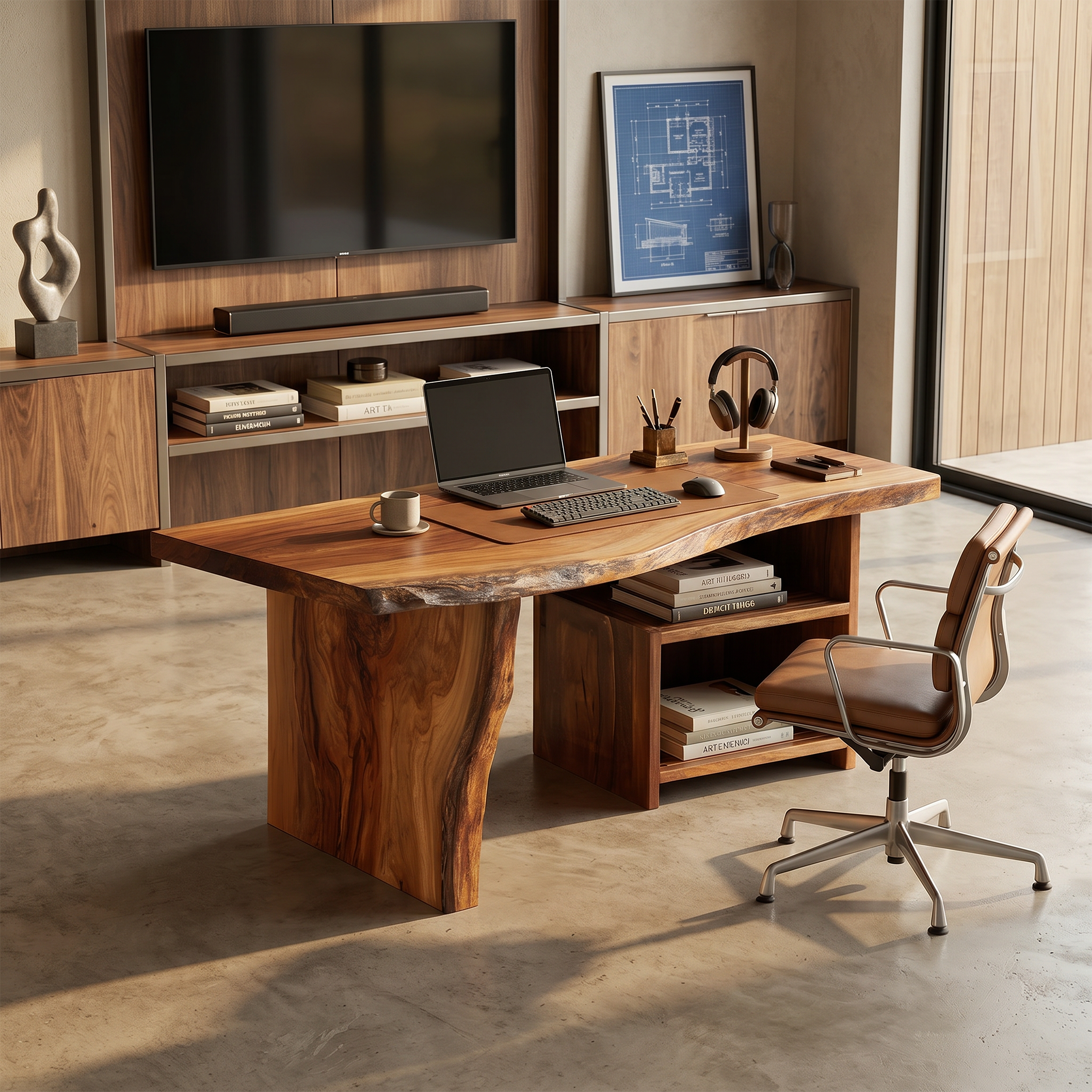 Modern Vanity Desk With Storage Drawers For Bedroom SILDTTRDE016