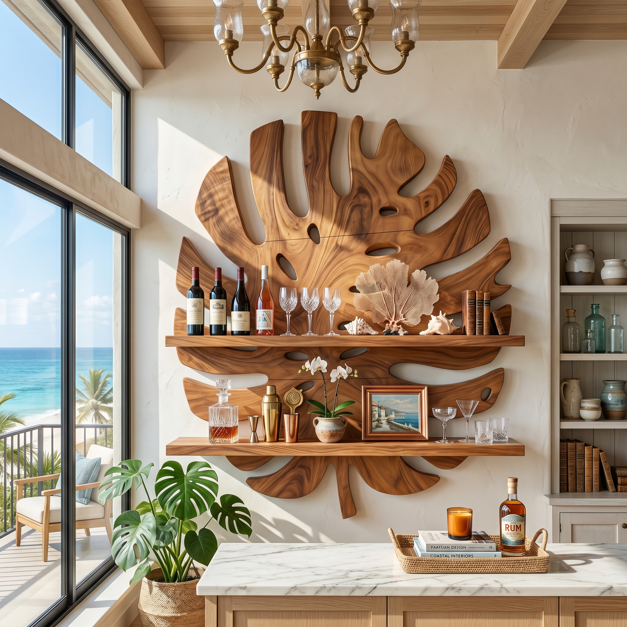 Modern Wall Wine Holder For Home Bar Bottle Showcase SILDTTRWH067