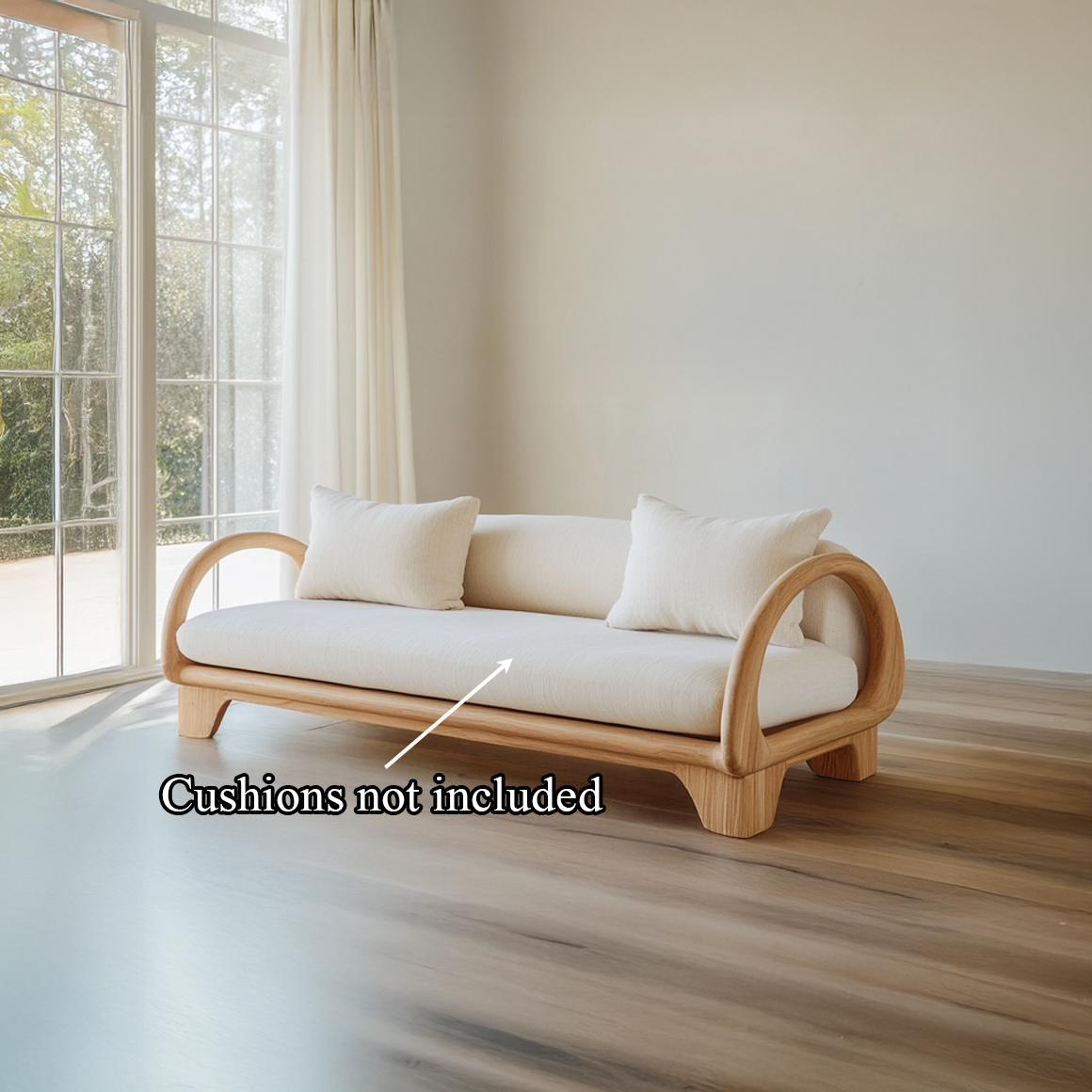 Modern Rounded Frame Lounge Sofa Living Room Or Studio SINLSAFSO002