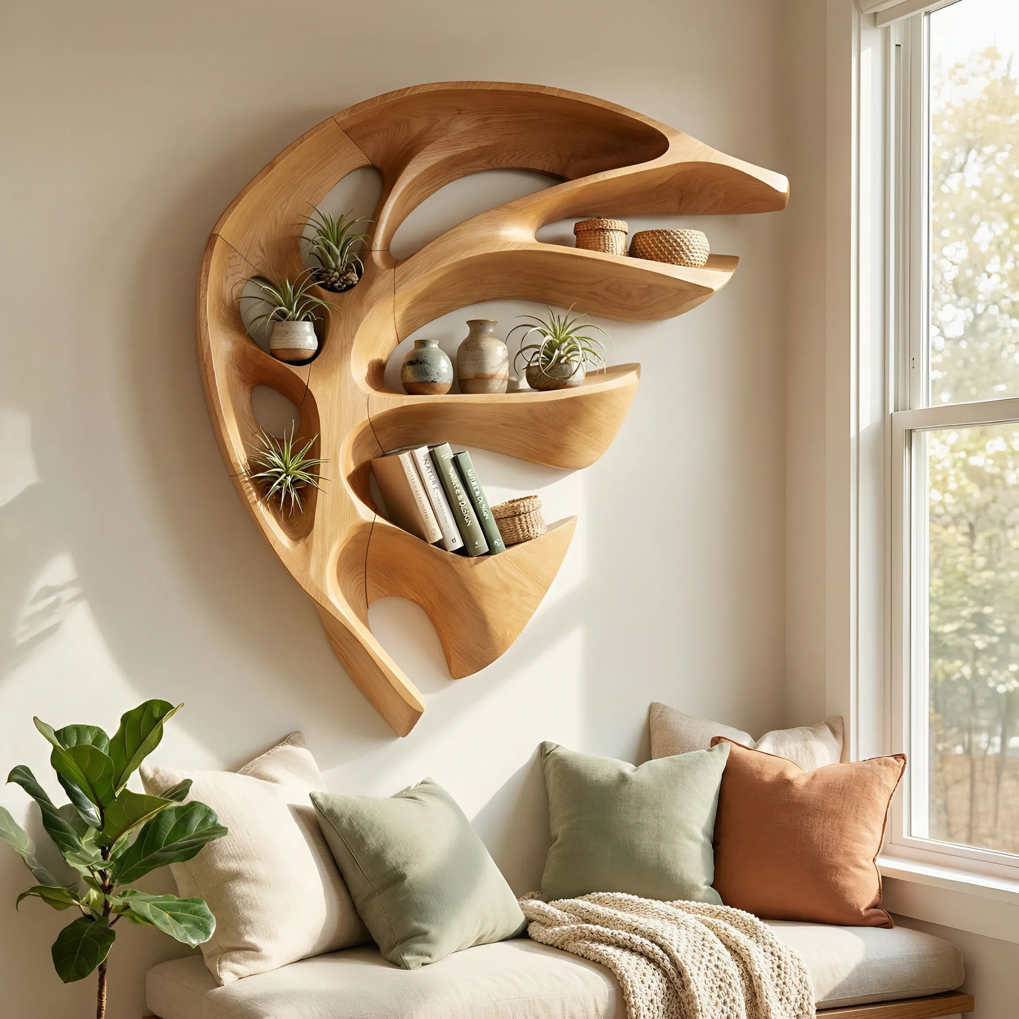 Modern Wall Mounted Shelf For Kitchen Storage SILDTTNWMS046