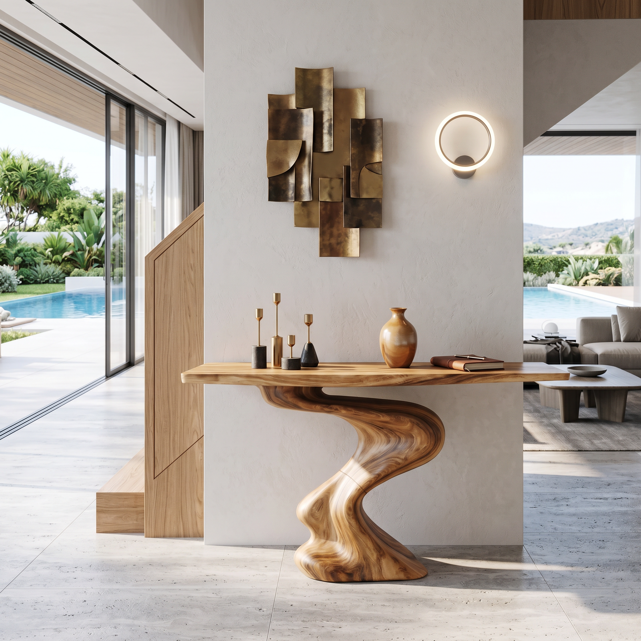 Handcrafted Modern Console Table Furniture Decor SILDTTRCS224