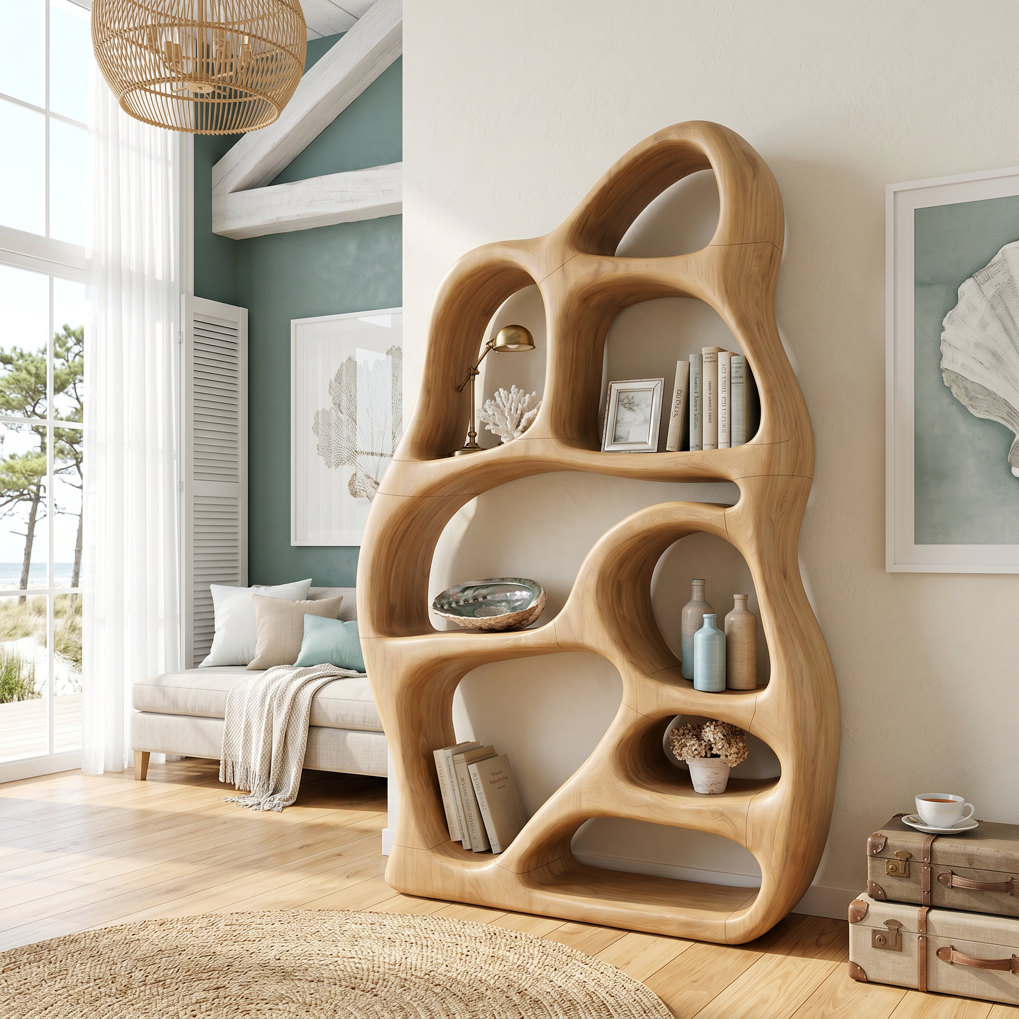 Minimalist Display Bookcase For Contemporary Lounge Area SILDTTNBS038