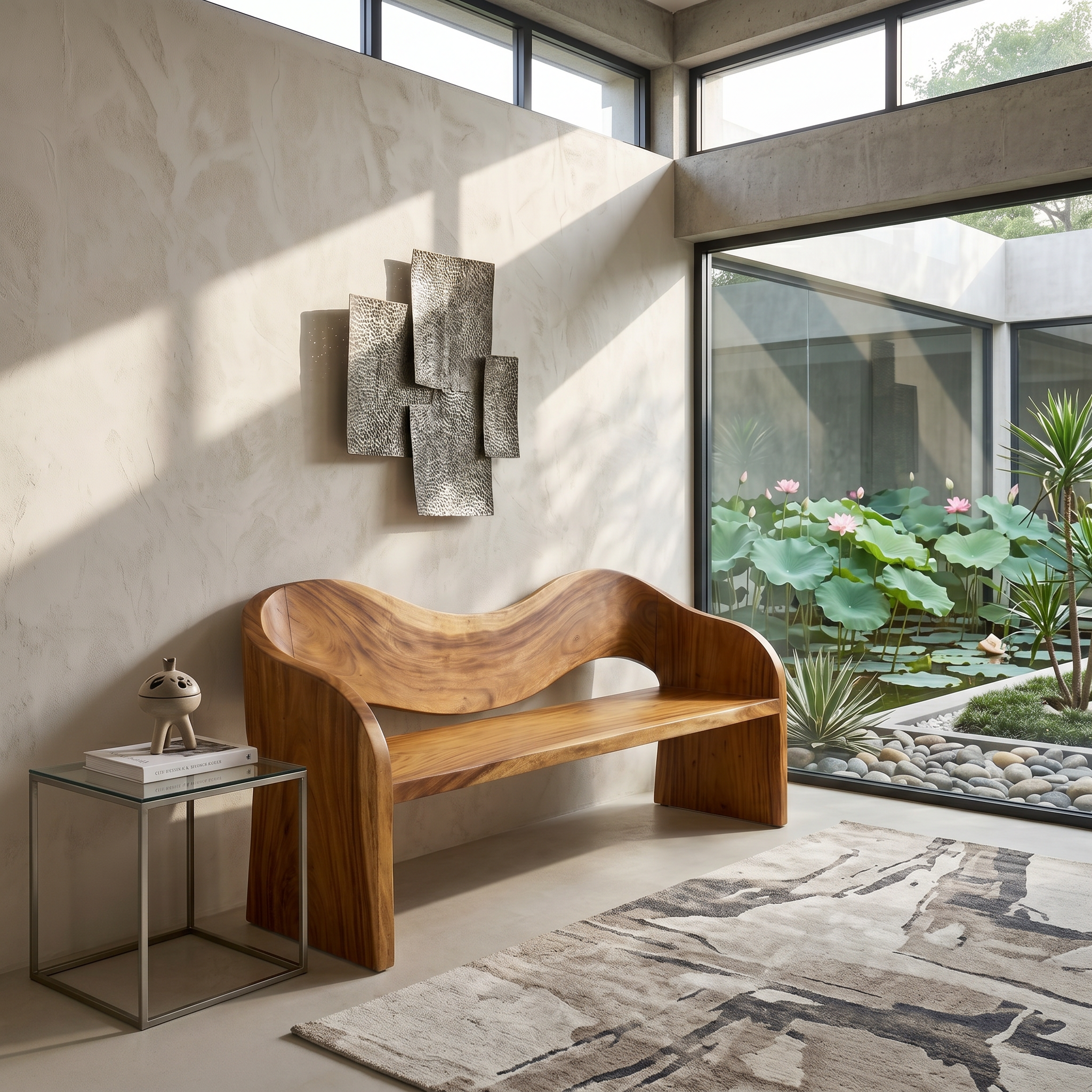 Contemporary Accent Bench Modern Residence SILDTTRBEN057