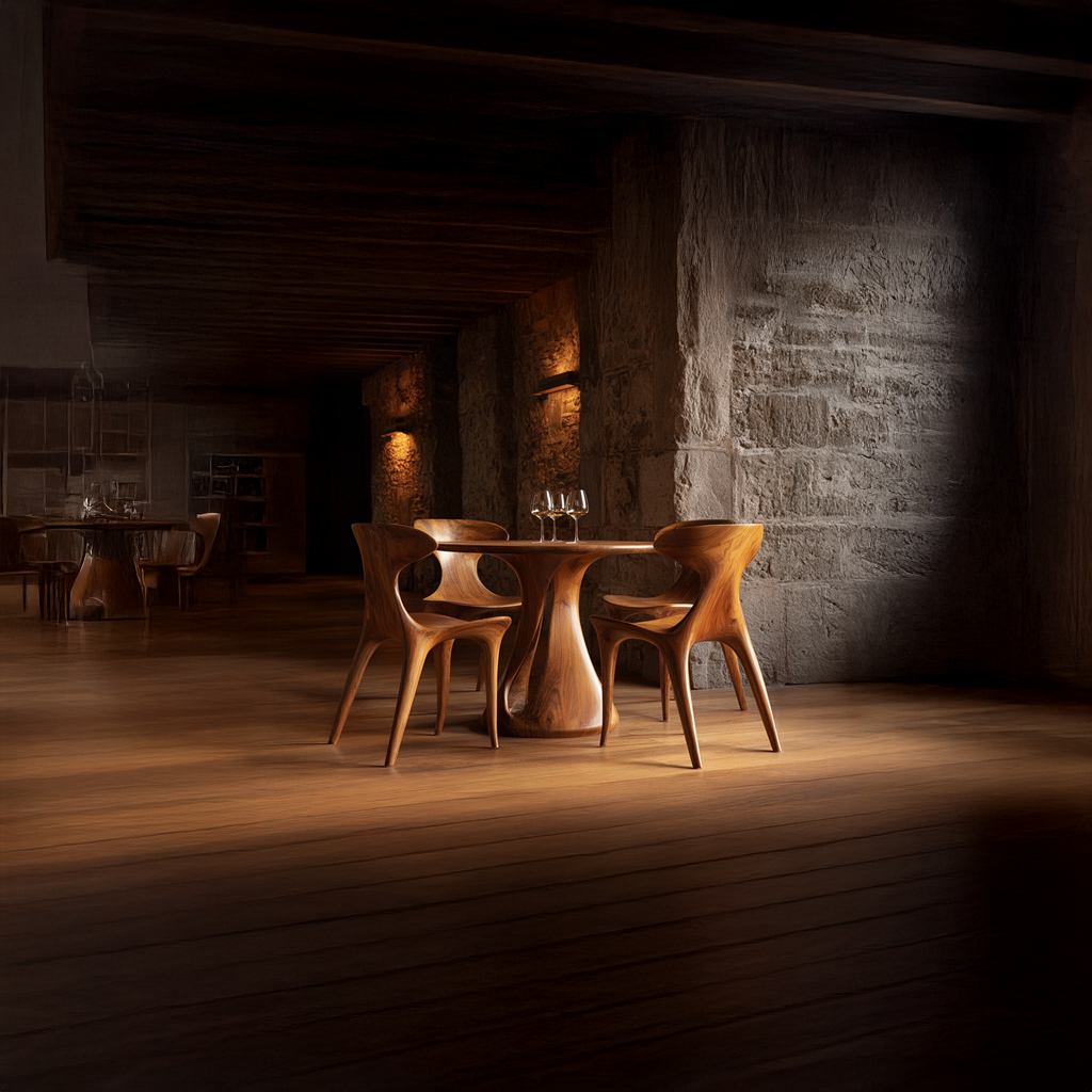 Rustic Dining Chair Scandinavian Living Kitchen SINLSADC003