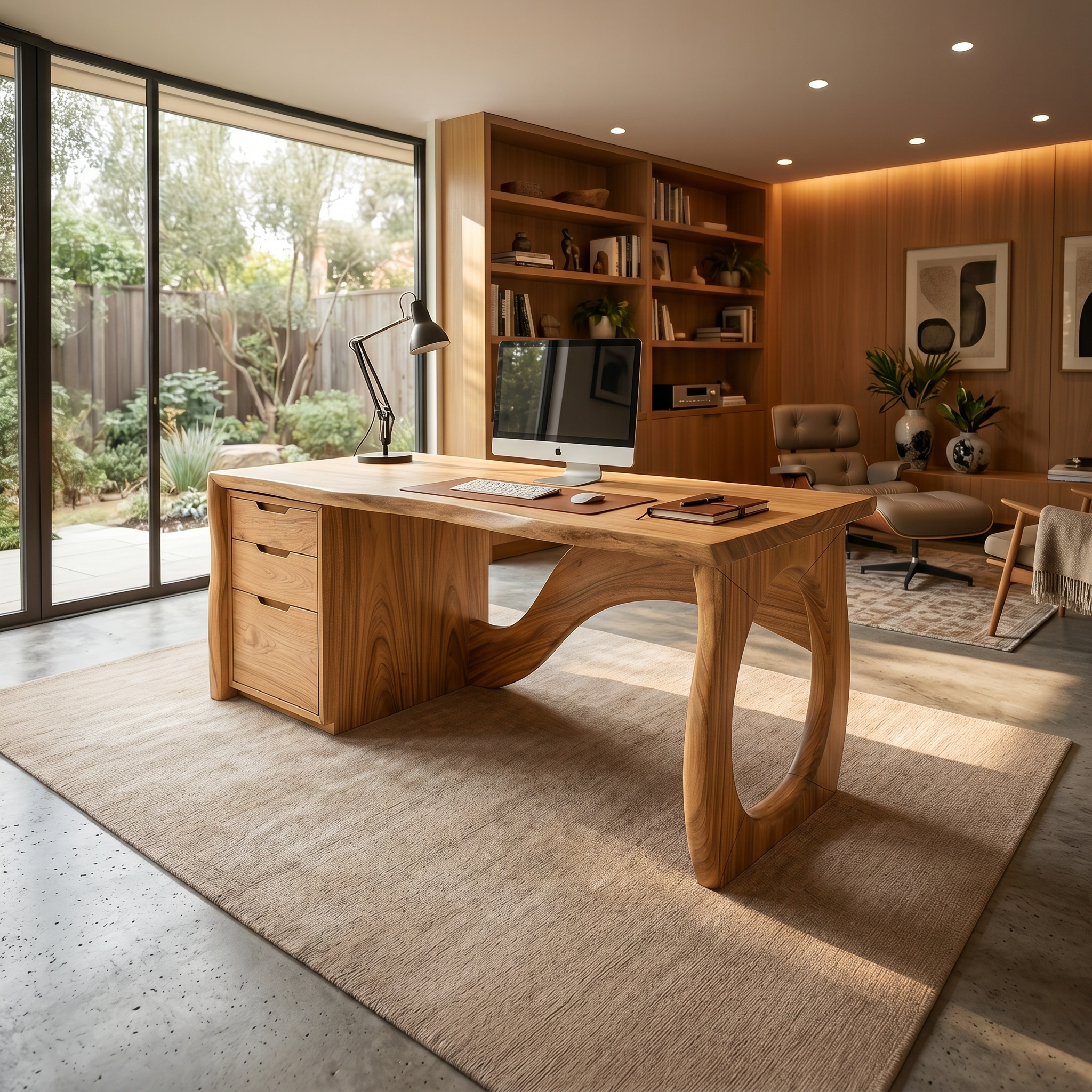 Contemporary Executive Desk Designer Workspace SILDTTRDE031