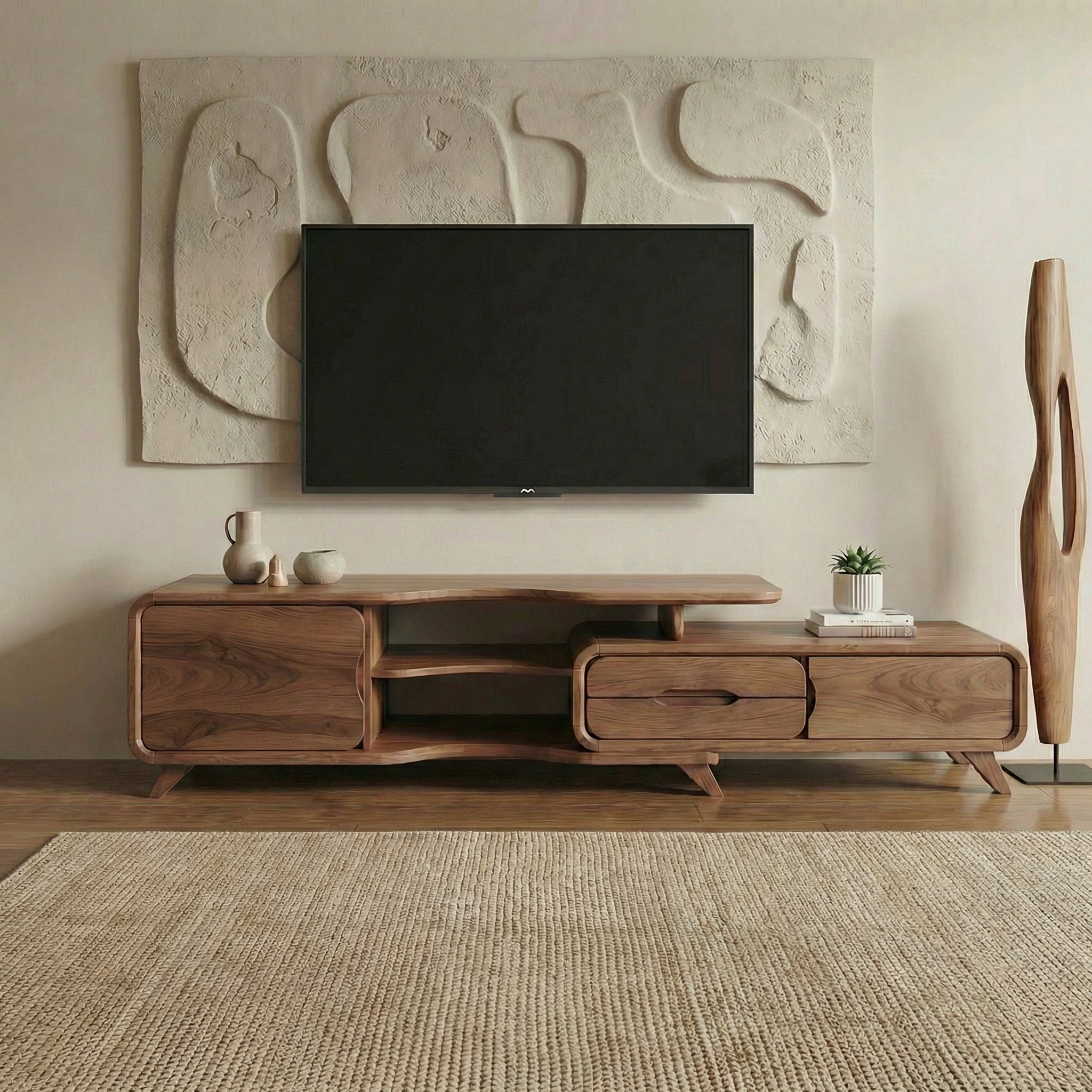 Modern Statement TV Stand For Living Room And Interior Decor SINLSASC506