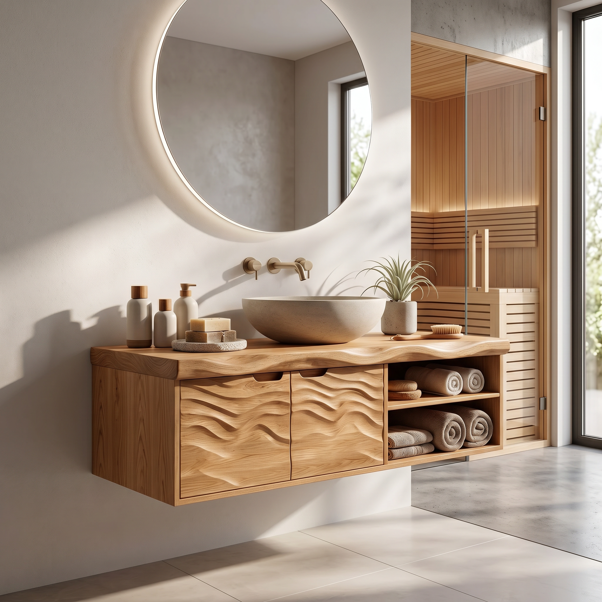 Contemporary Bath Cabinet Elegant Master Bathroom SILDTTRBRV192
