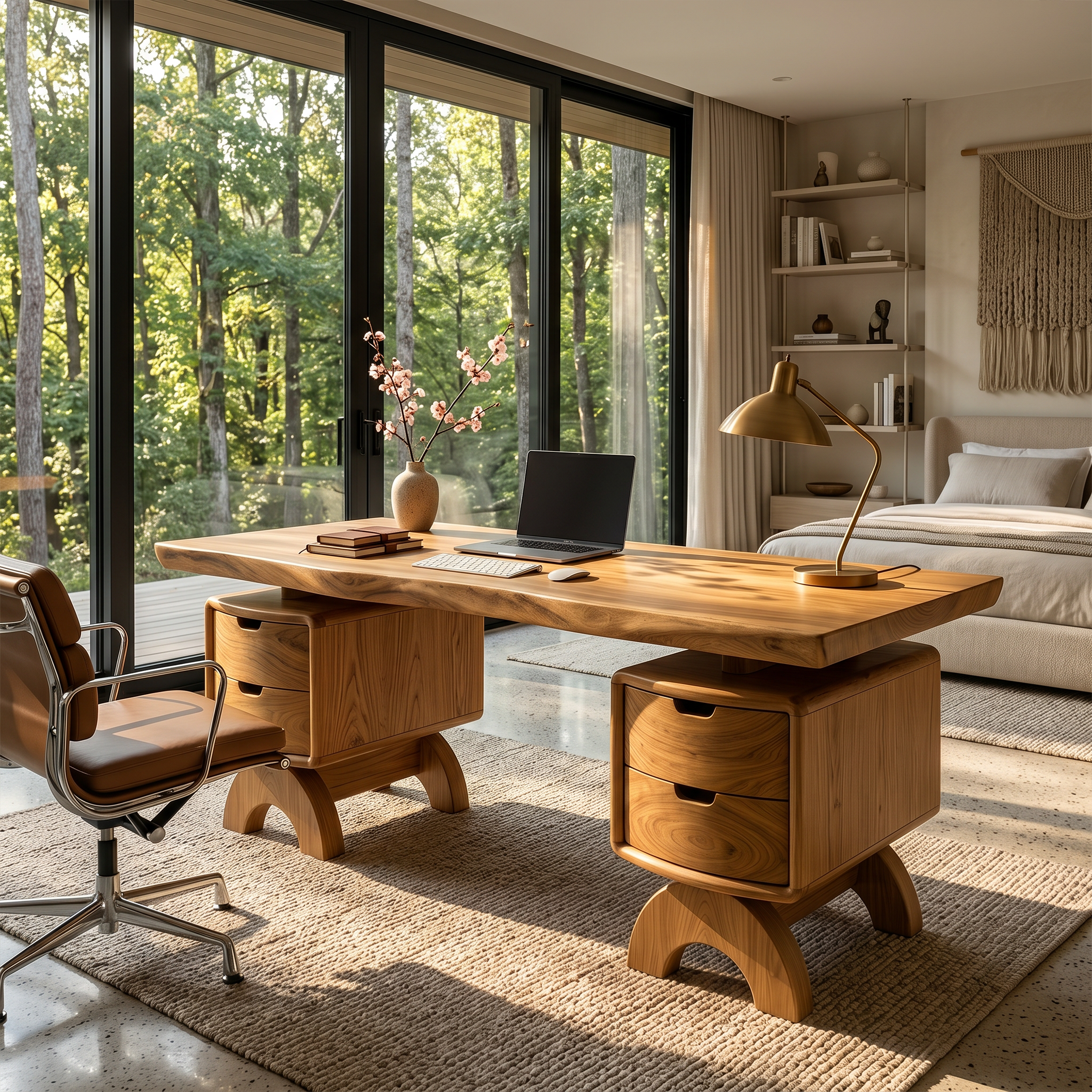 Contemporary Executive Desk Bedroom Office SILDTTRDE034