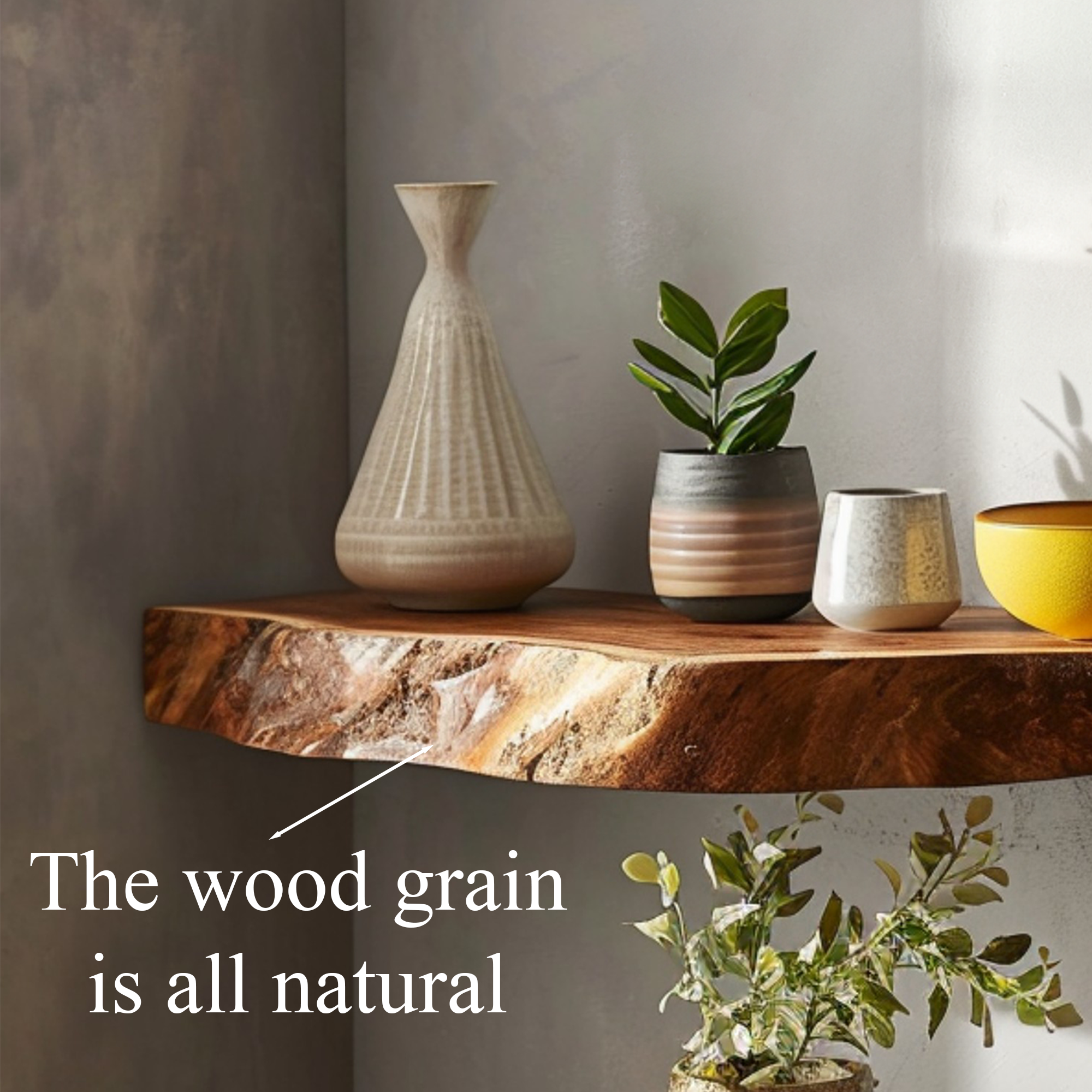 Floating Shelves Live Edge Shelf Decor SINLFL022