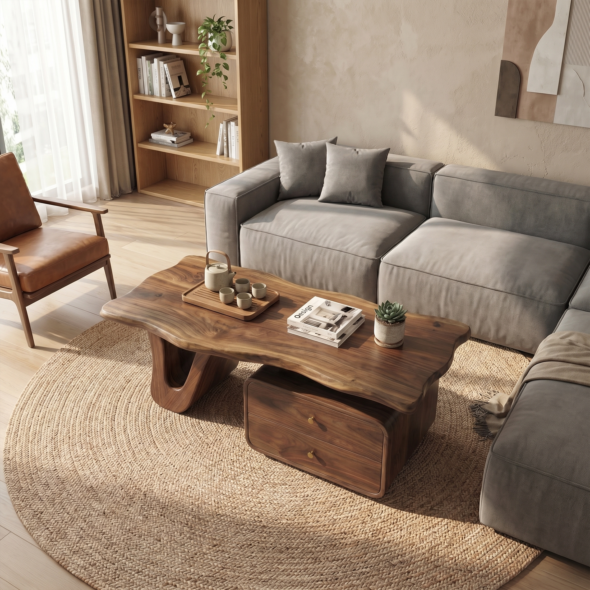 Modern Coffee Table With Storage For Living Room And Lounge SINLKICF358