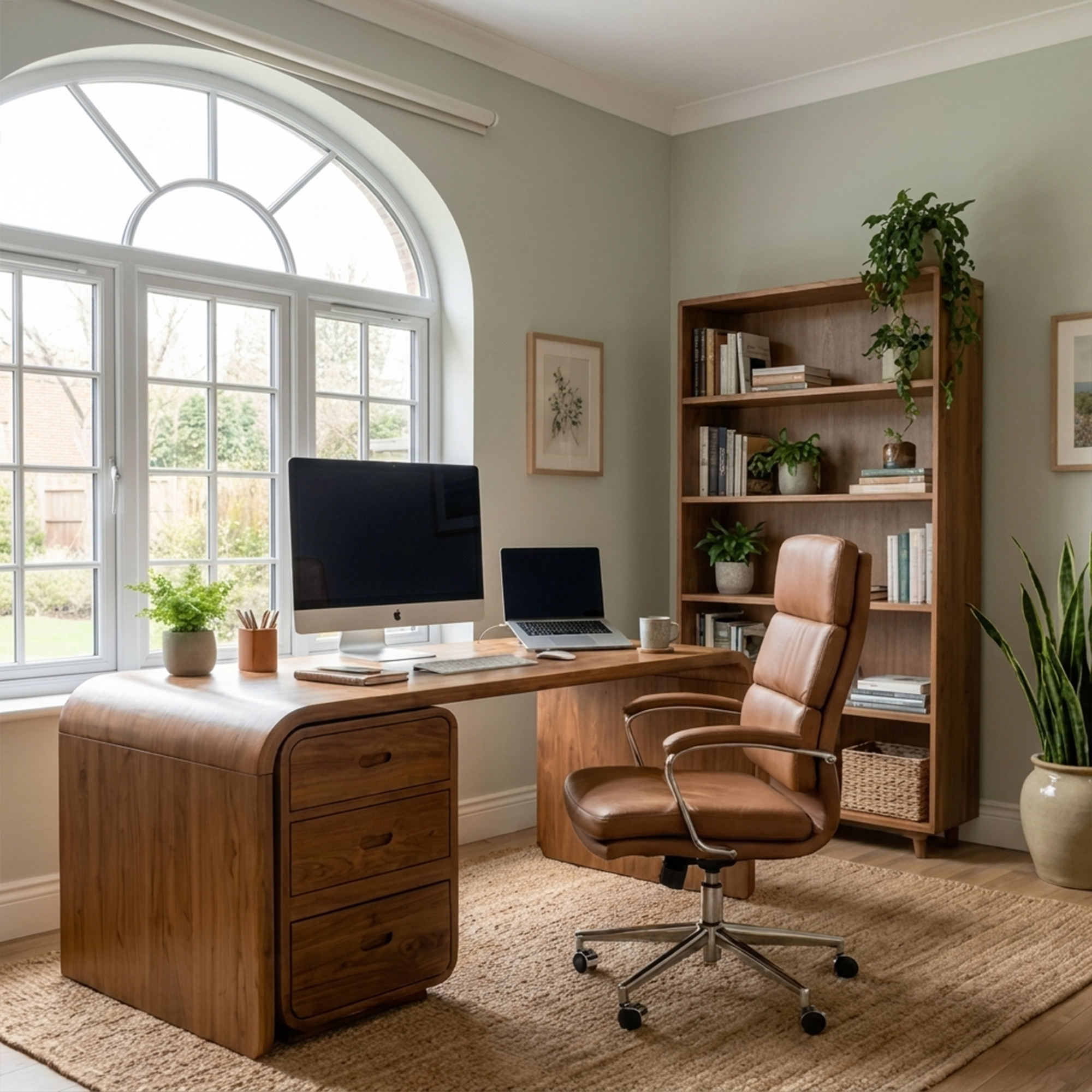 Japandi Harmony Writing Desk Bedroom And Work Room SINLKIDK061