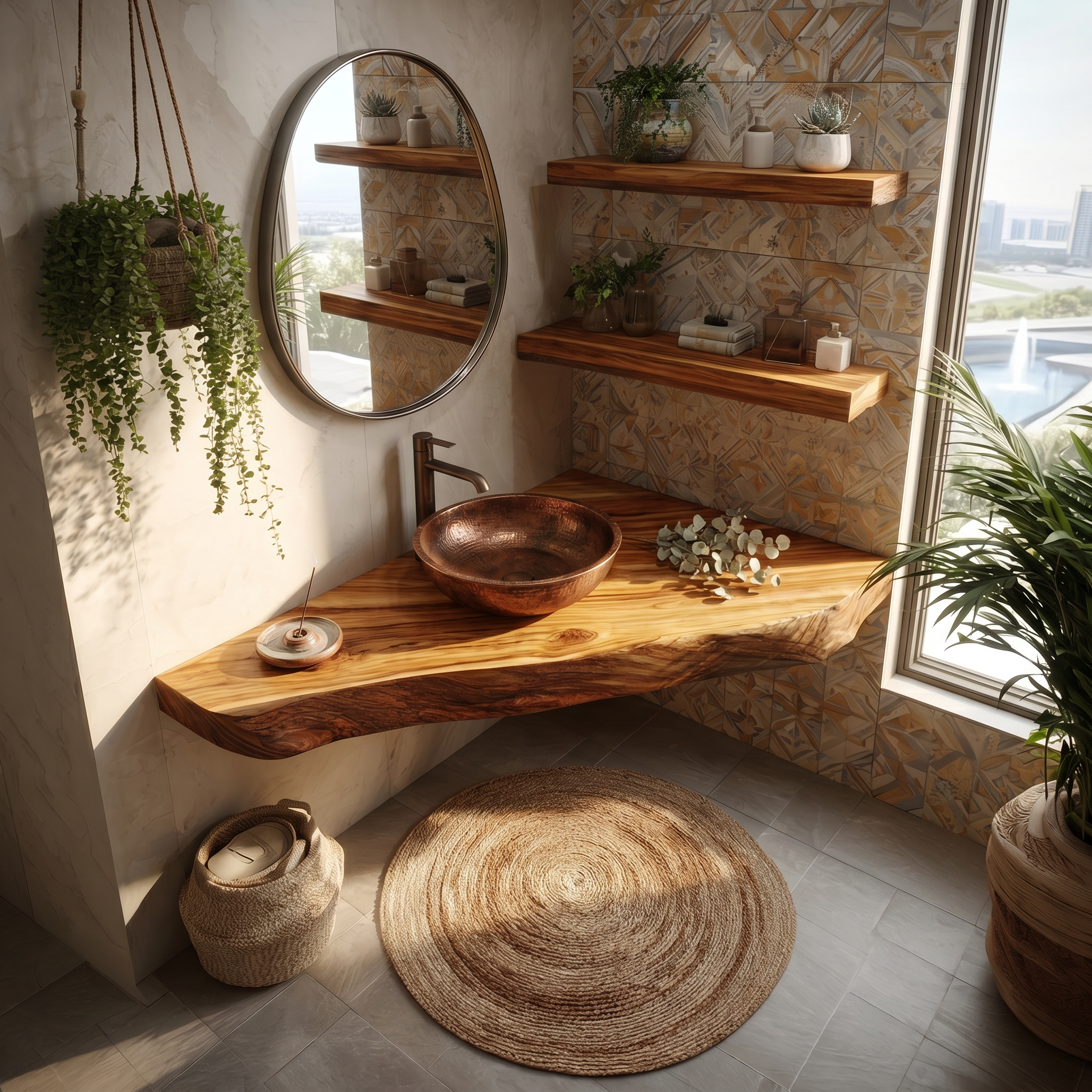Coastal Wall Mounted Vanity Ocean View Home SILDTTRBRV183
