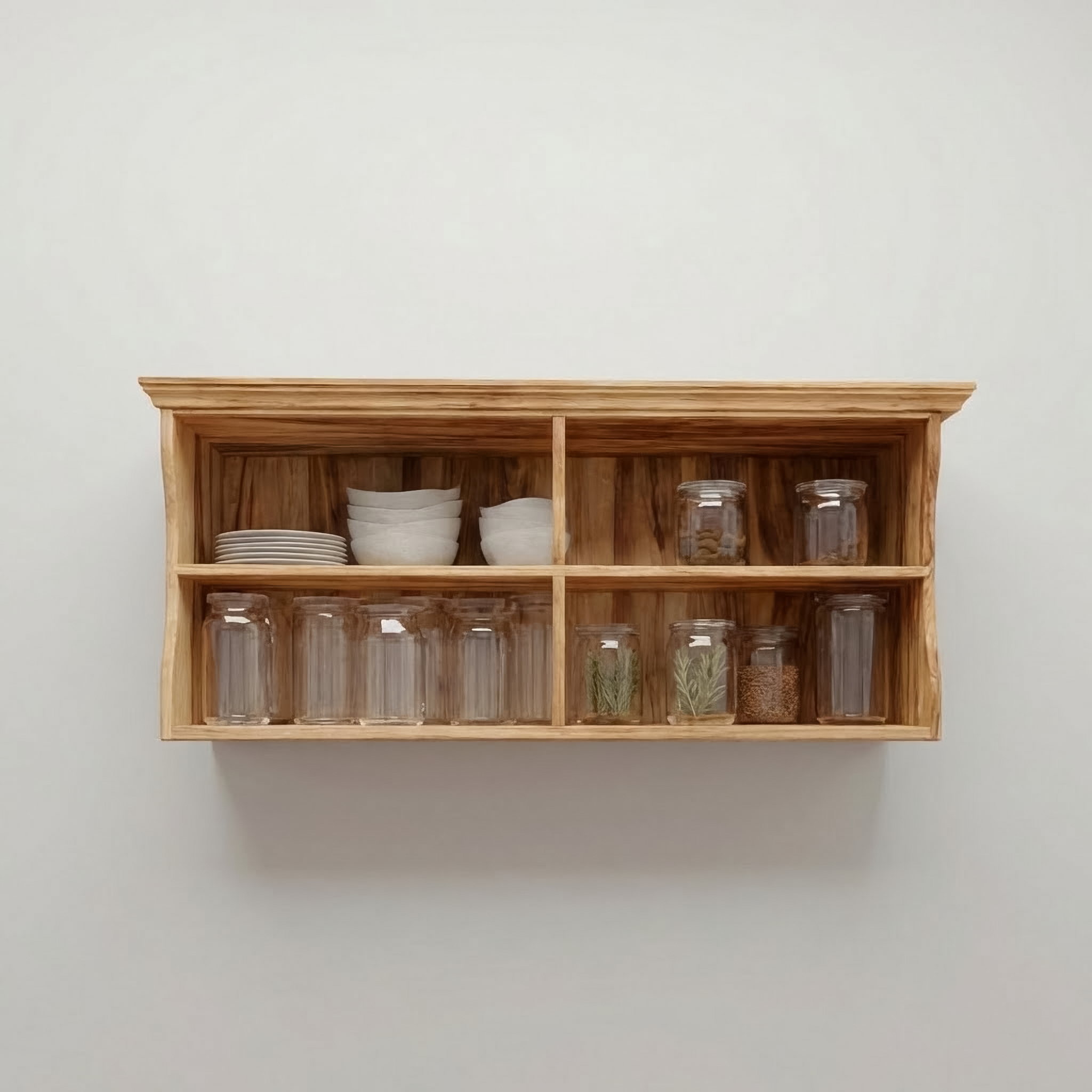 Rustic Kitchen Wall Cabinet For Cooking Or Storage Area SINLSAKC011