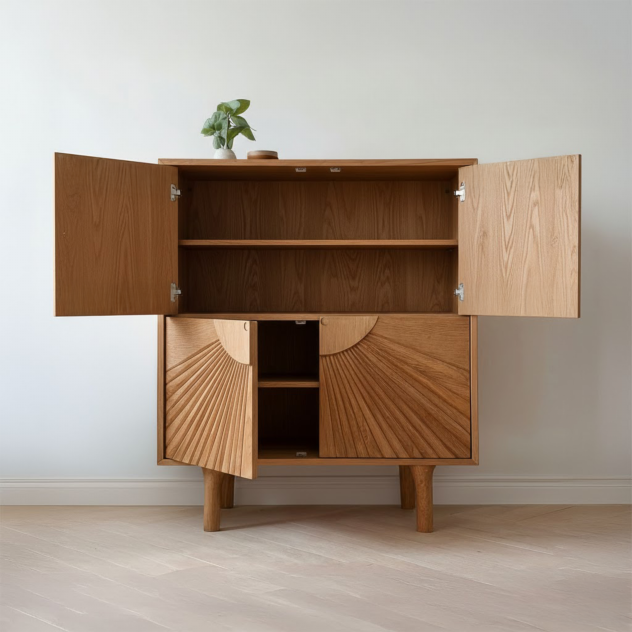 Rustic Sideboard Unit For Living Room And Entryway Space SINLSASC463