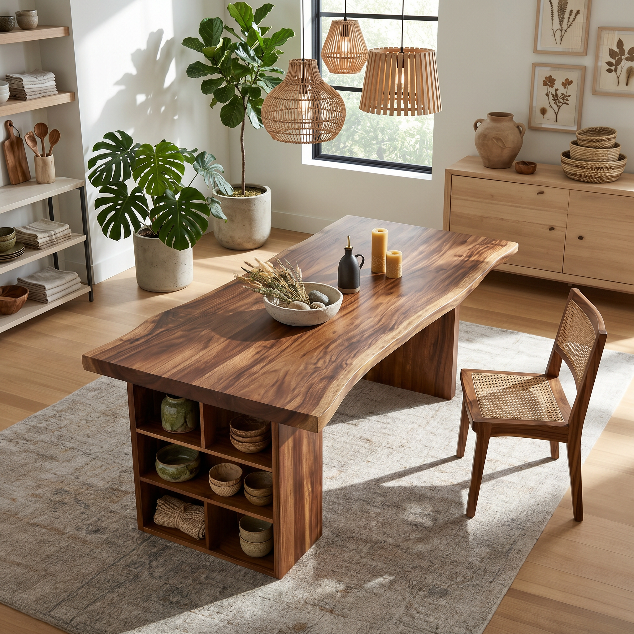 Live Edge Dining Table For Garden View Room SILDTTRDN051