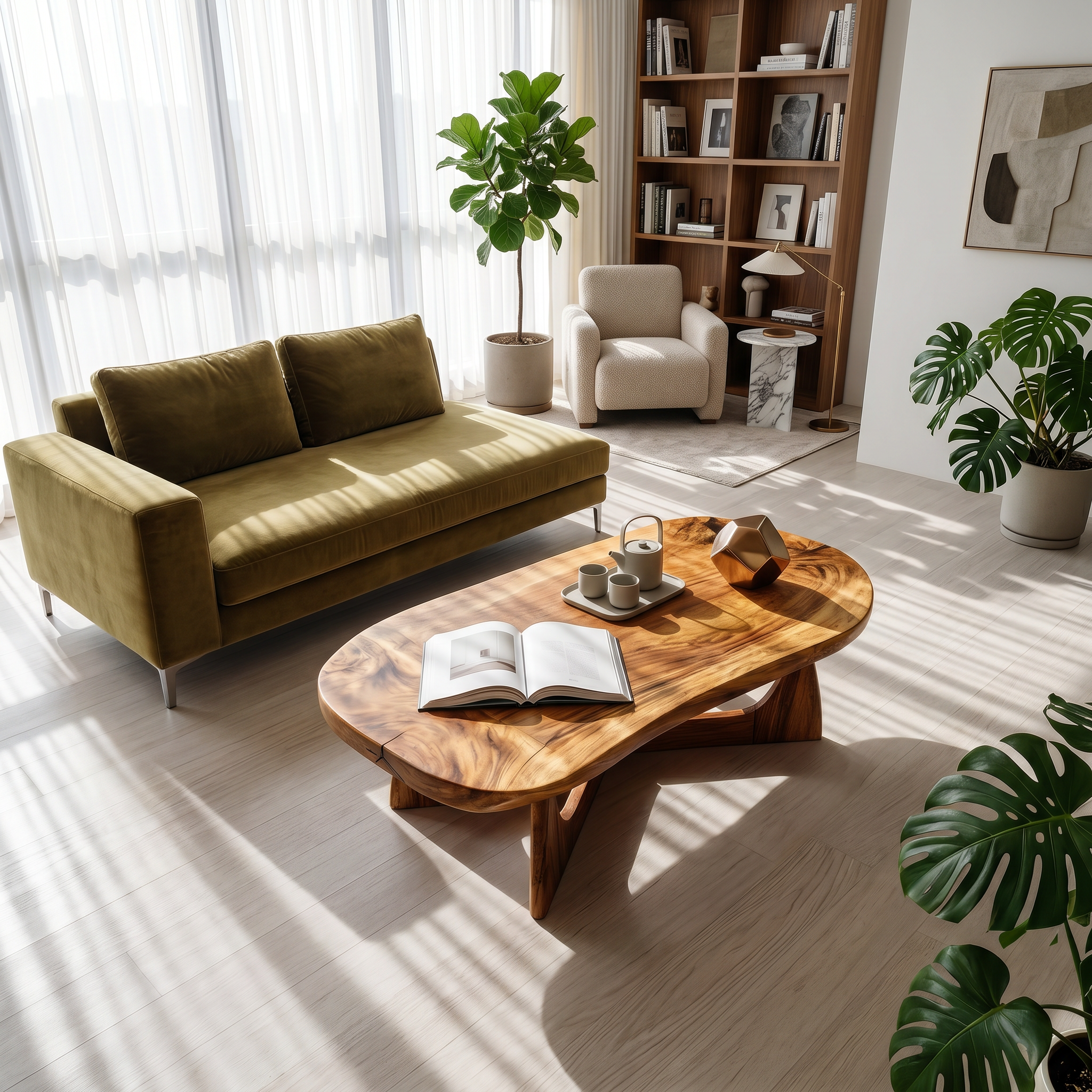Nordic Wood Coffee Table For Cozy Lounge SILDTTRCF116