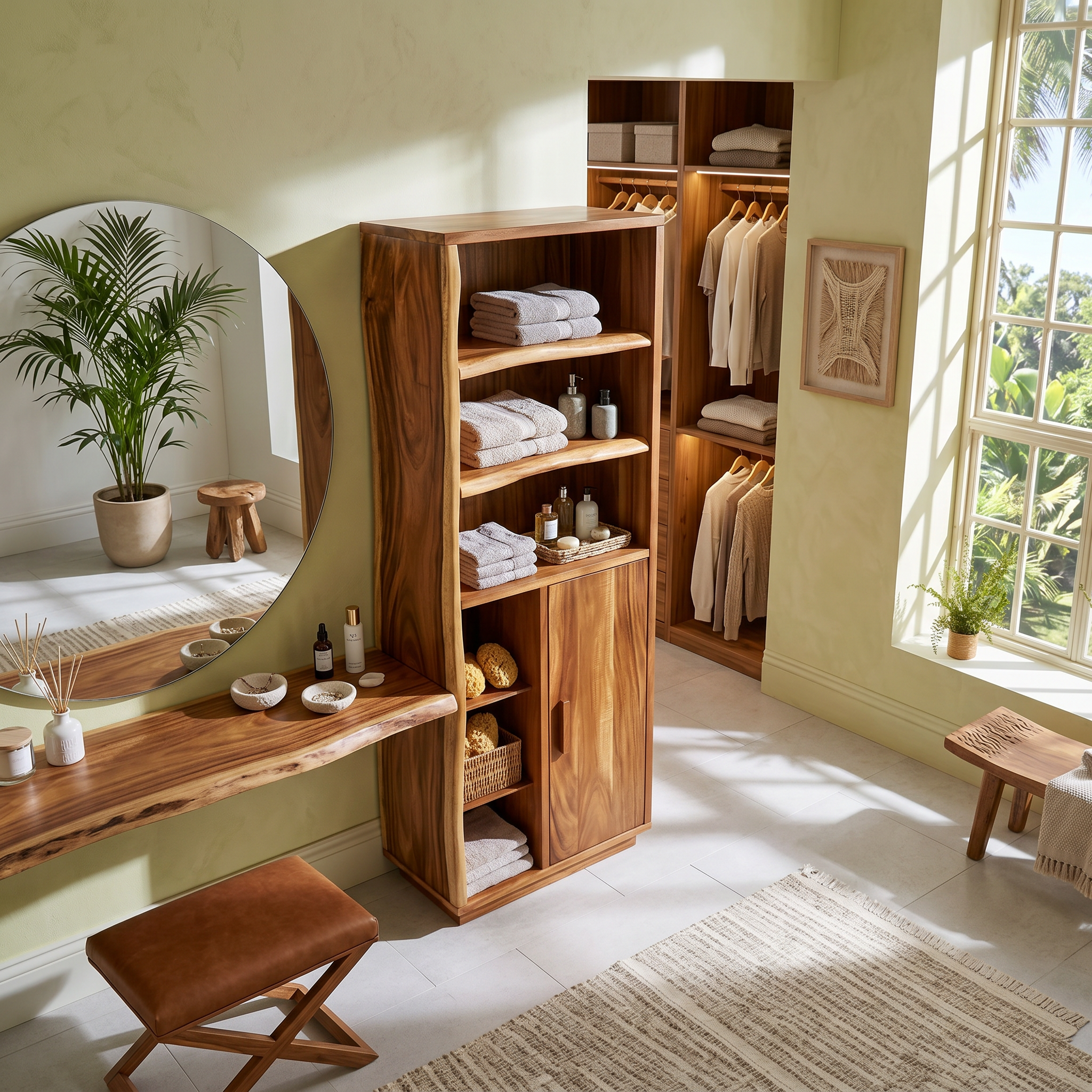 Scandinavian Organic Storage Cabinet Alpine Retreat SILDTTRBRC021